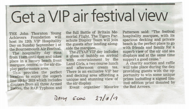 Get a VIP Air Festival View