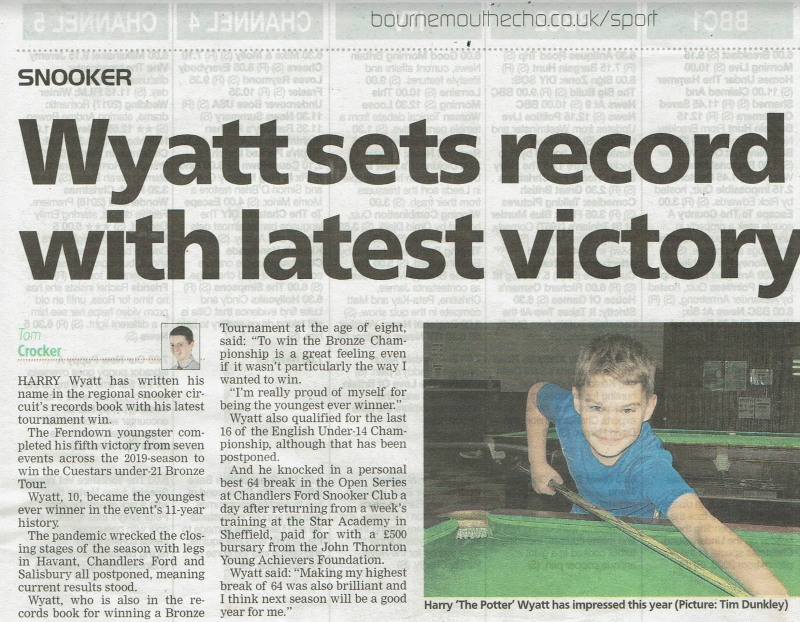 Wyatt sets record with latest victory