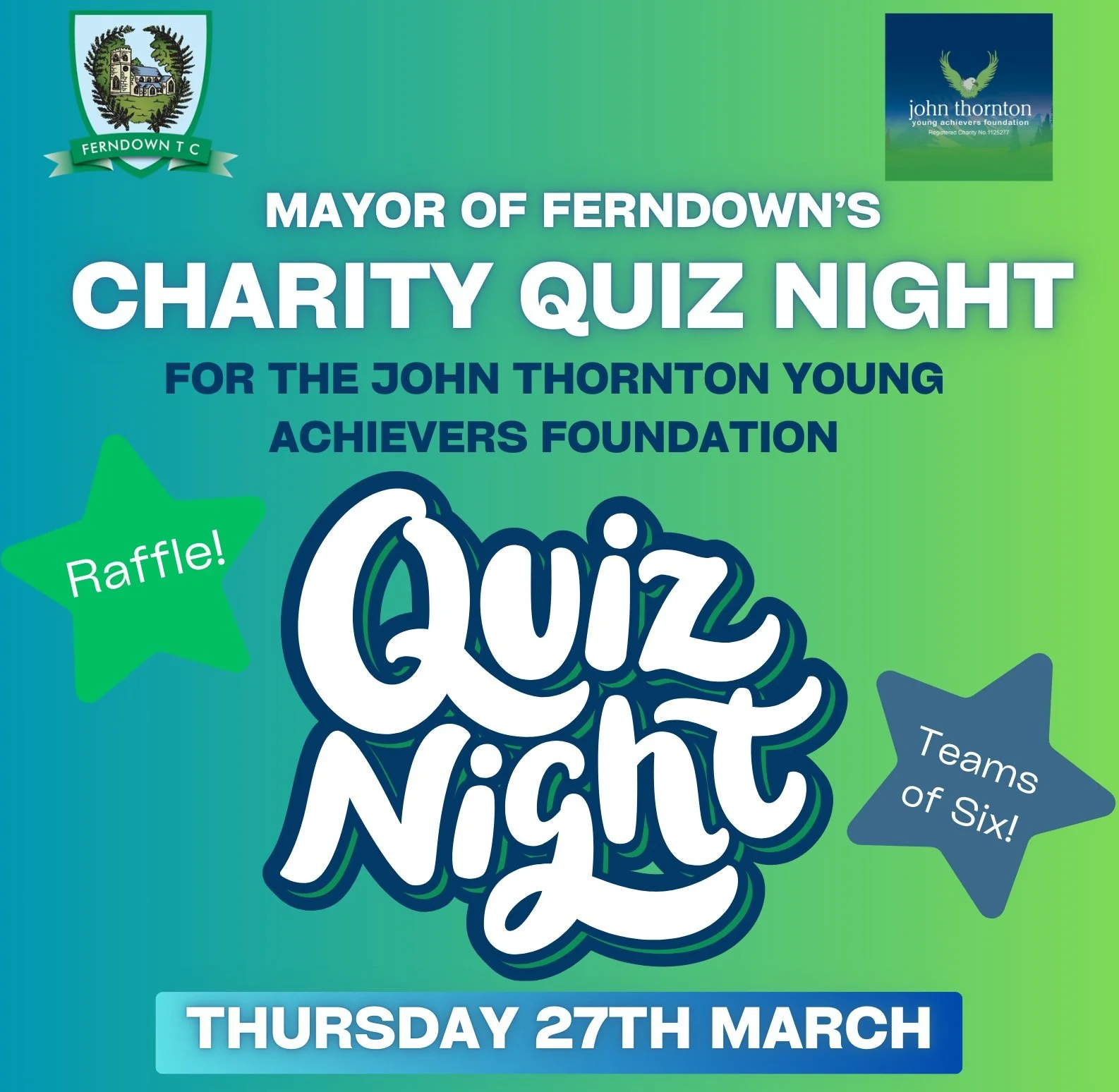 The Mayor of Ferndown's Charity Quiz Night SOLD OUT