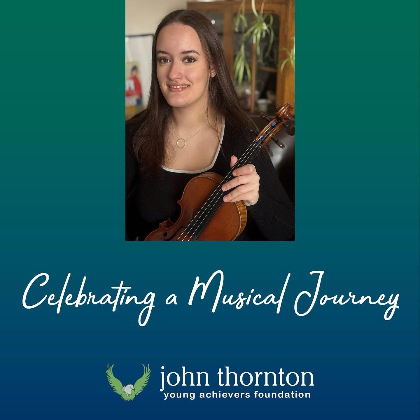In 2019, a talented young musician, received an award from the JTYAF to support her development in music. We are thrilled to share an update on her progress 🎻 🎶 

Read the full article: https://www.jtyaf.org/blog/celebrating-a-musical-journey 

#Ch