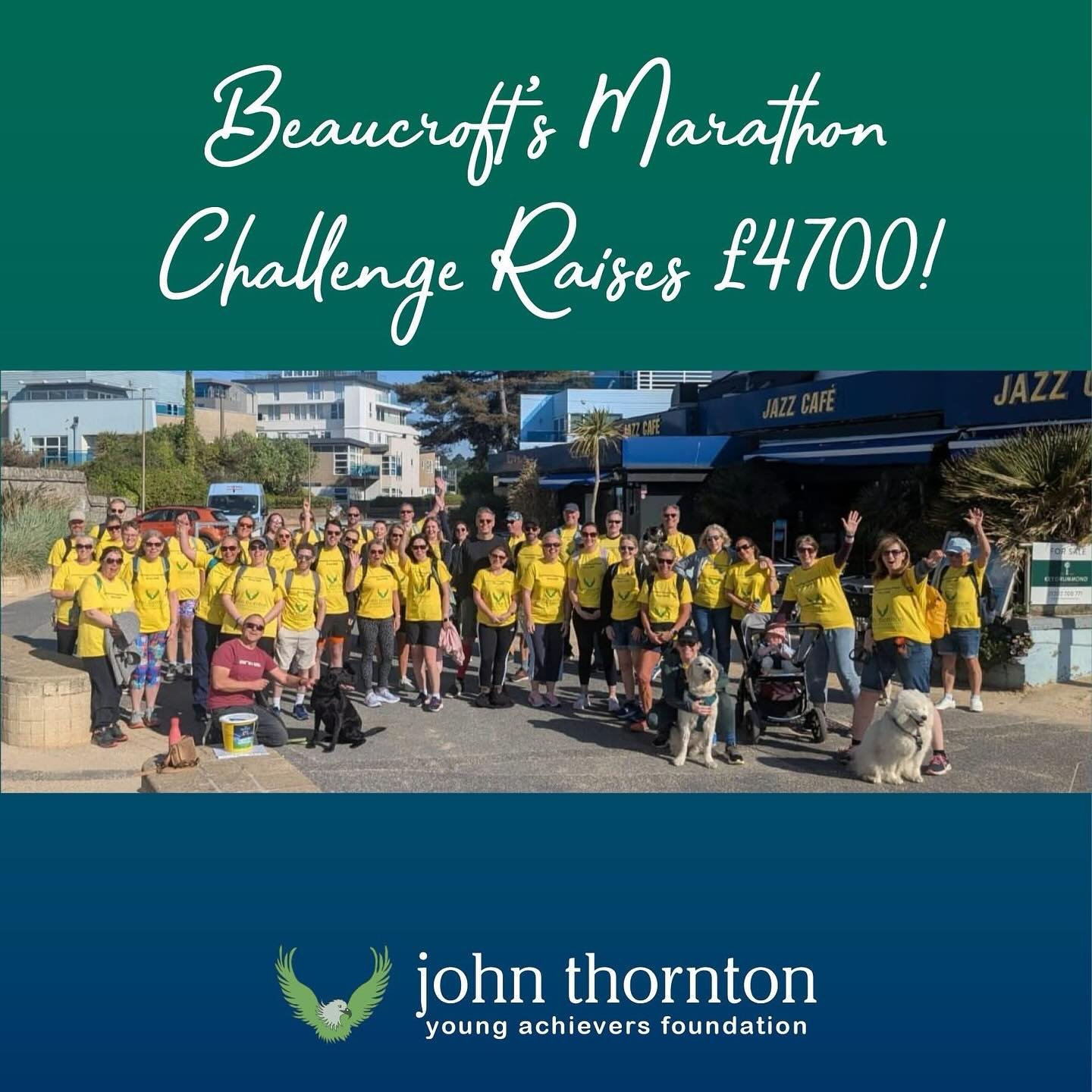 A marathon achievement! ☀️👟 

On Saturday, May 10, 2025, Team Beaucroft, consisting of dedicated staff from both School &amp; College sites, as well as supportive family and friends, embarked on an extraordinary, sponsored walk - &ldquo;40km for Joh