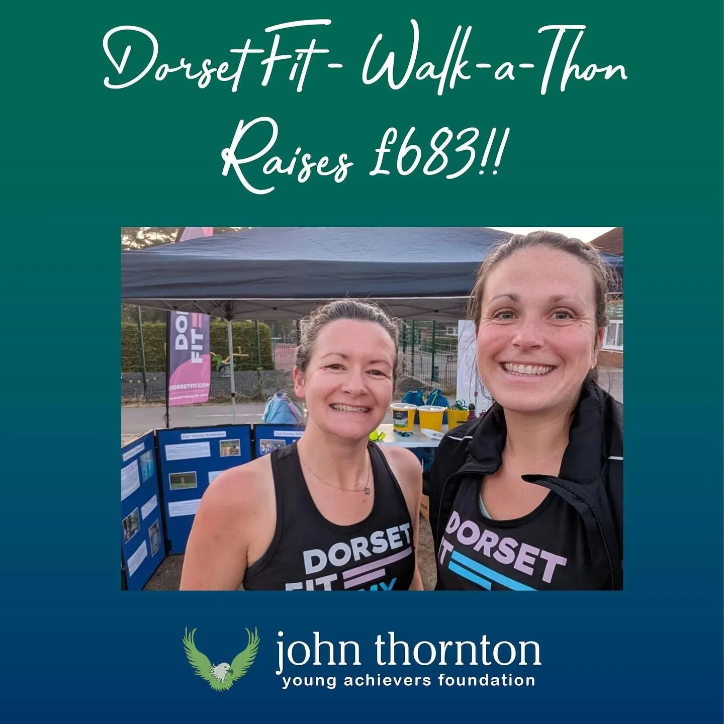 We can&rsquo;t thank Hannah enough for the incredible &pound;683.75 that she raised 👣 

What a great fundraising achievement and testament to the sense of community that she is building with Dorset Fit.  Thanks must also go to all the members and th