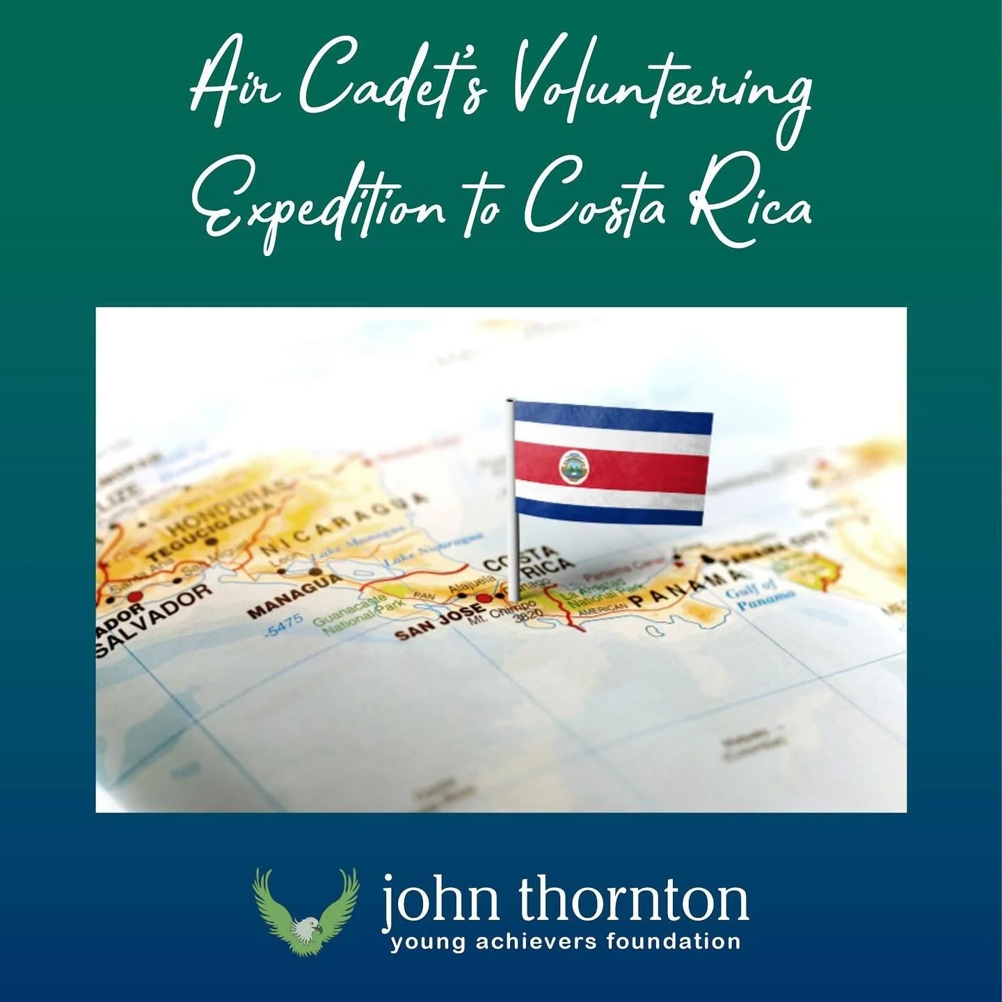 🇨🇷 A 16-year-old Air Cadet from 149 (Poole) Squadron is set to travel to Costa Rica in 2026, thanks to the support of the JTYAF. This opportunity promises to be a truly life-changing experience for her, offering the chance to make a meaningful and 