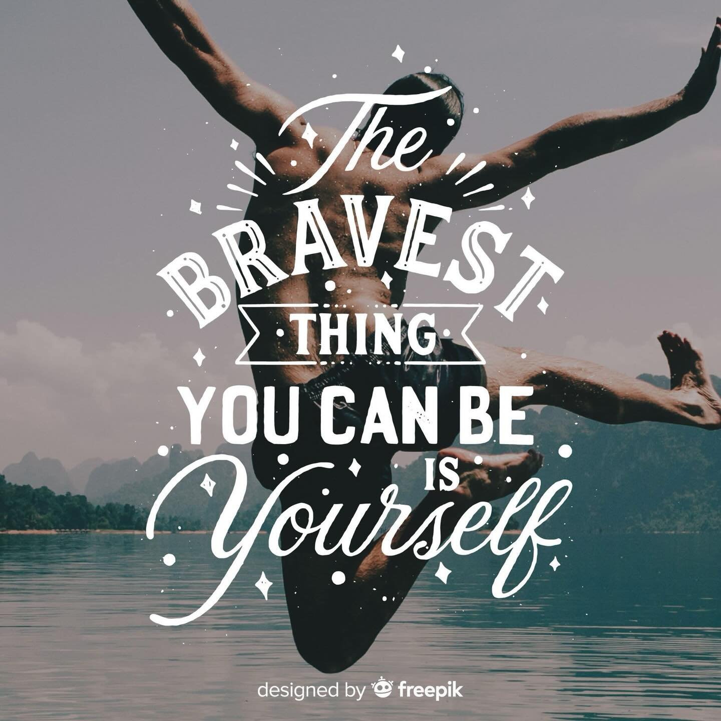 The bravest thing you can be is yourself ⛰️💪🏼