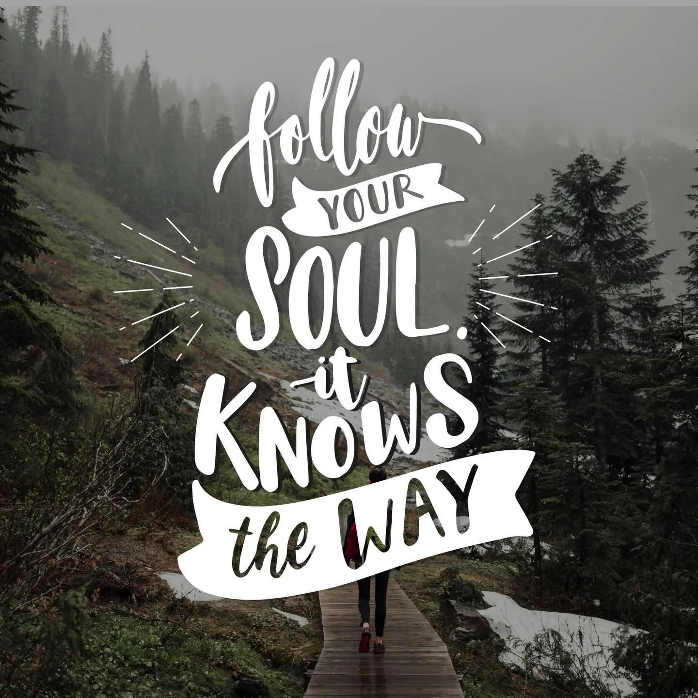 Happy New Year - follow your soul, it knows the way 👣