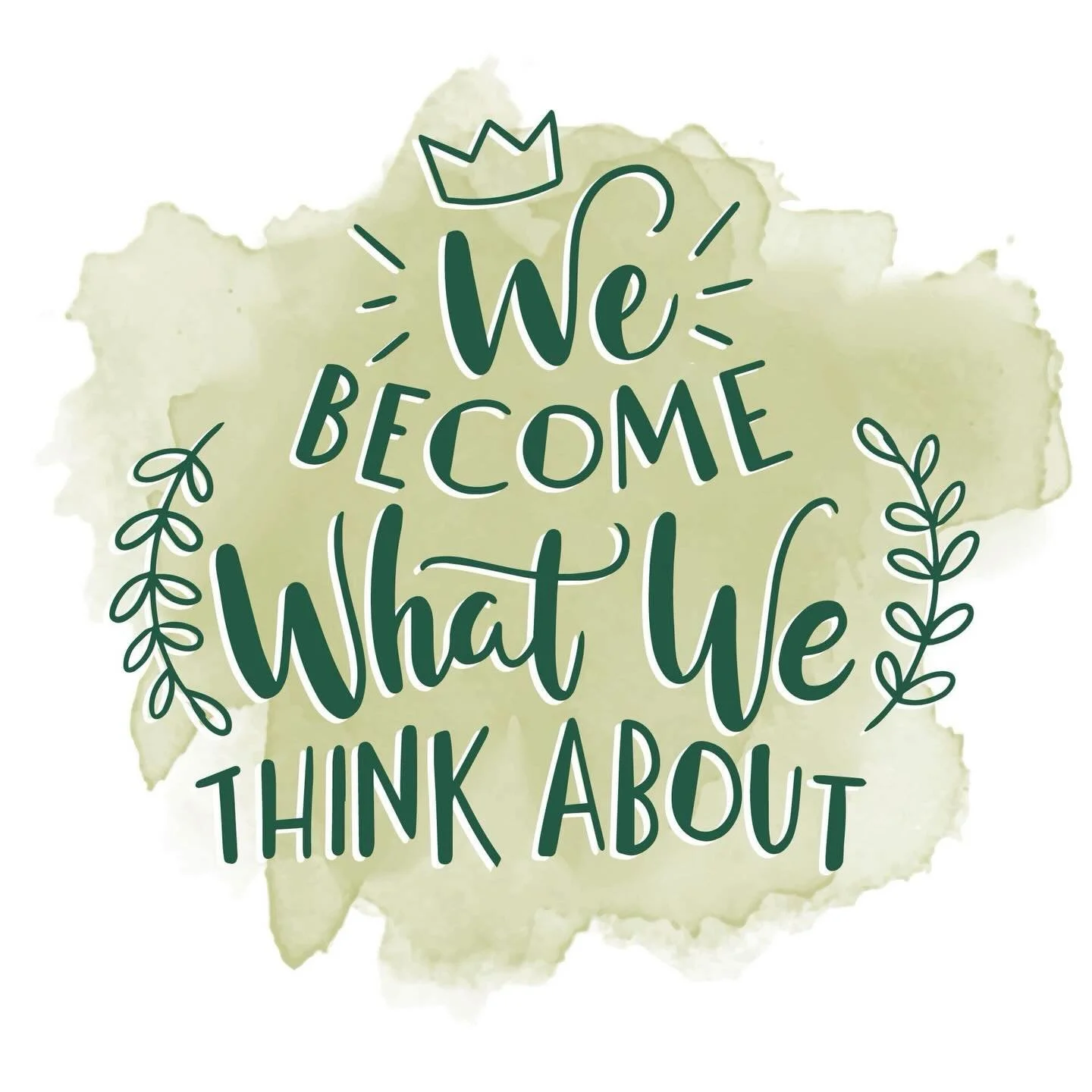 We become what we think about, so think positive and do your very best to succeed 💚