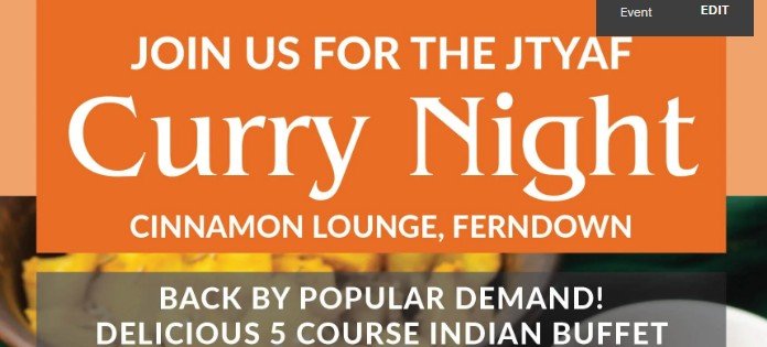 Paul's Curry Night at the Cinnamon SOLD OUT