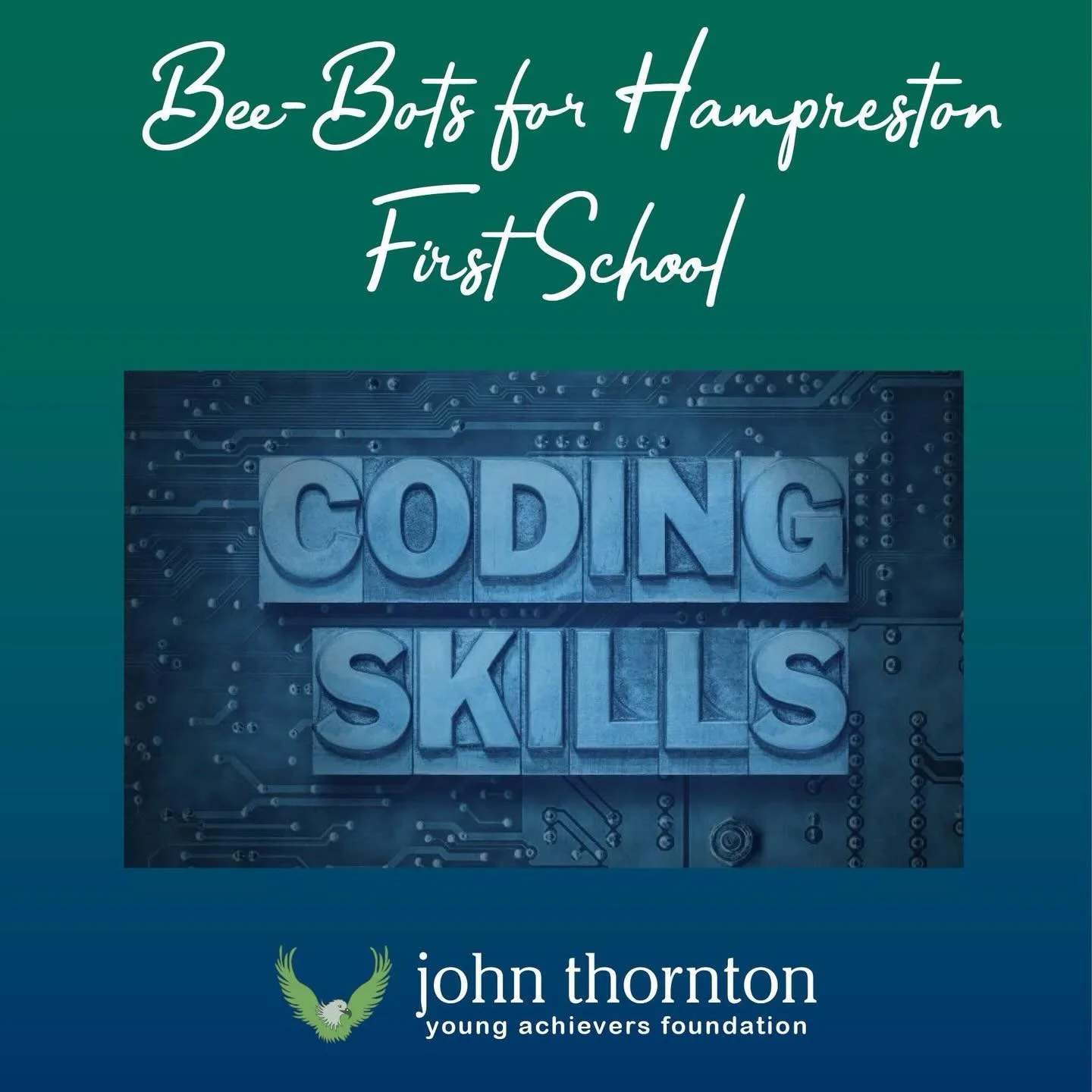 🤖 The Future of Learning 🤖 
 
We are thrilled to announce that, thanks to JTYAF funding, Hampreston First School will be welcoming 12 brand new Bee-Bots (programmable floor robots) into their classrooms.

https://www.jtyaf.org/blog/bee-bots-for-ham