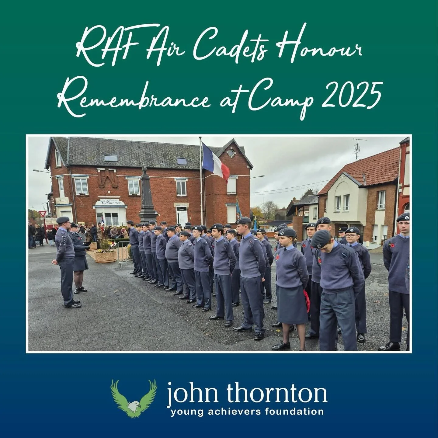 The RAF Air Cadets from Highworth Supermarine Squadron took part in an unforgettable experience at the 2025 Air Cadet Remembrance Camp in France, thanks in part to the support of the JTYAF  https://www.jtyaf.org/blog/raf-air-cadets-honour-remembrance