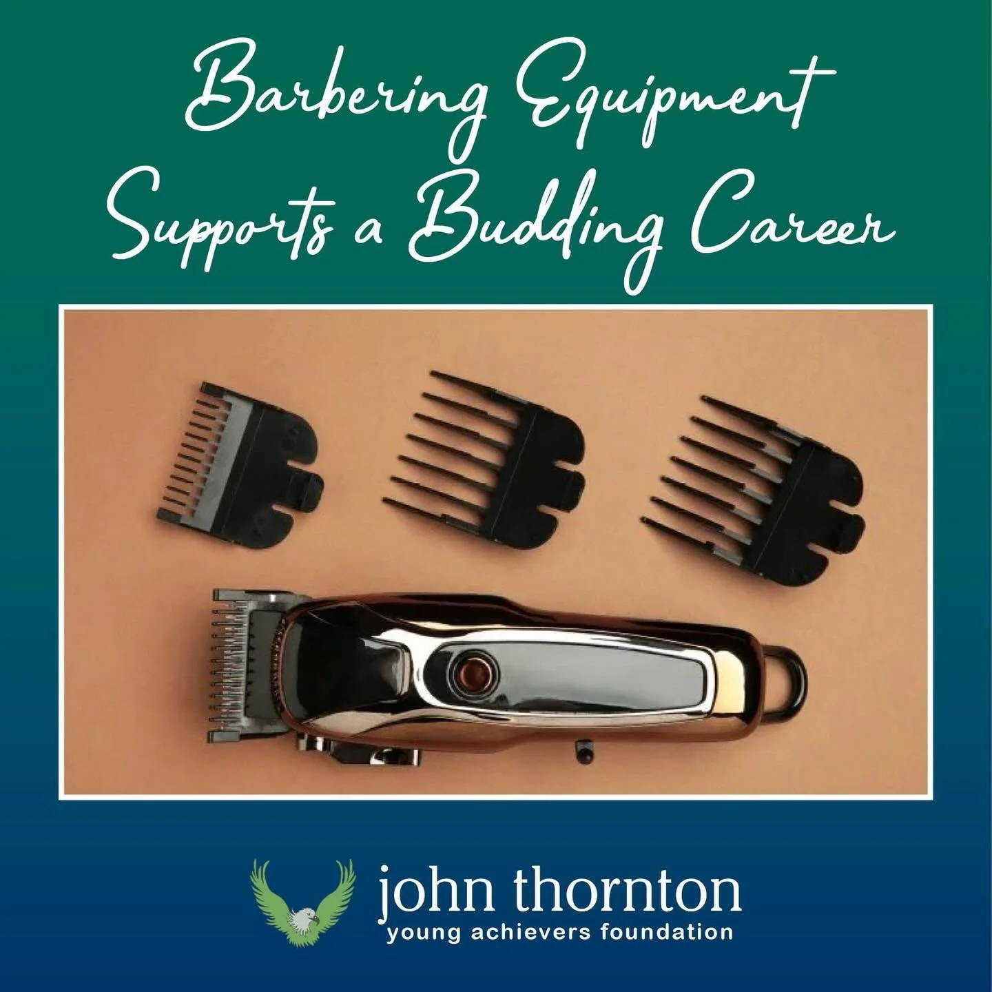 A motivated and determined 15 year old has received vital funding to purchase professional hair cutting equipment&mdash;an essential step towards his dream career. For the past year, he has been honing his skills by cutting the hair of fellow student