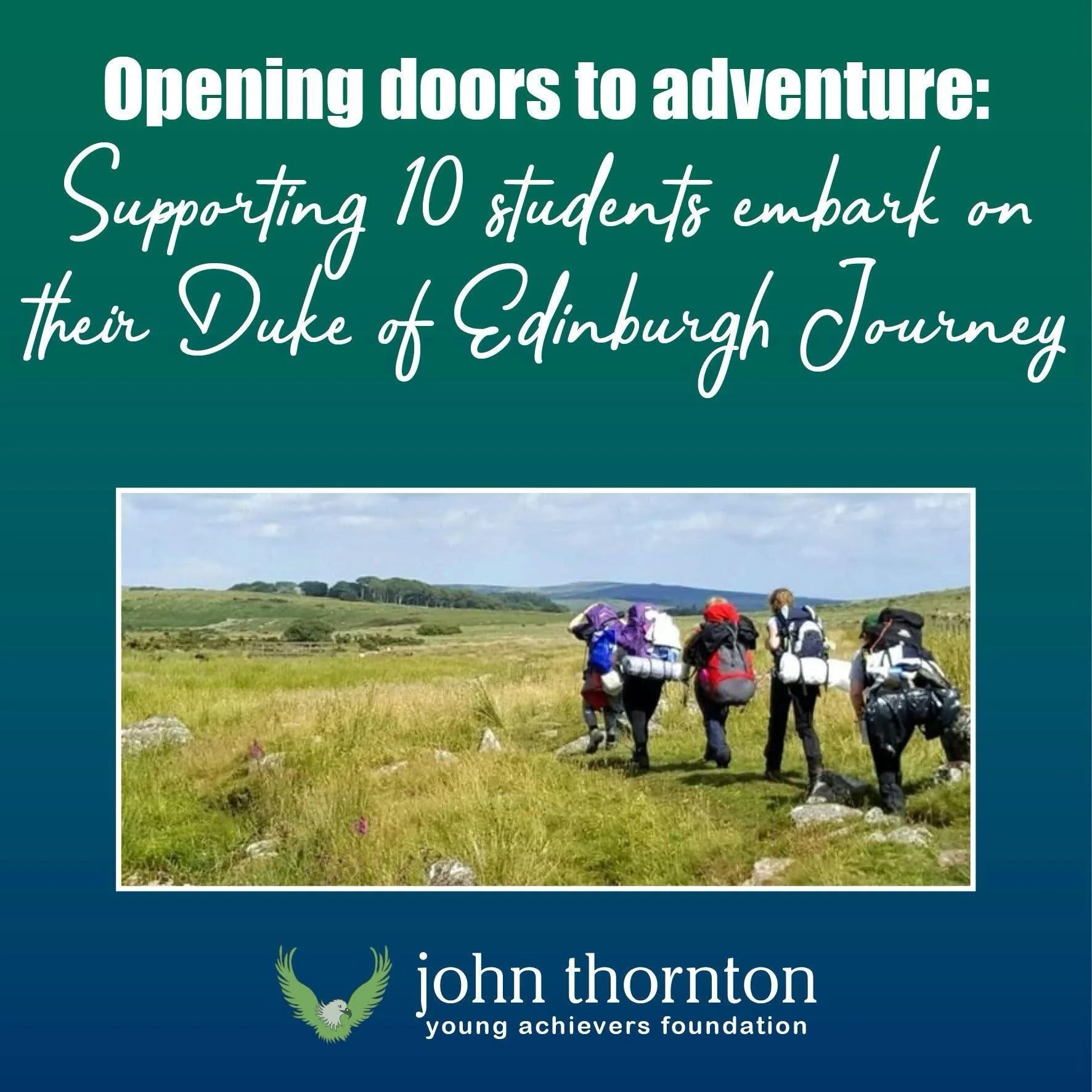 We&rsquo;re delighted to share how the JTYAF has been able to support ten students from Lytchett Minster School as they take part in their Duke of Edinburgh&rsquo;s Award expeditions 🥾🌳 

https://www.jtyaf.org/blog/opening-doors-to-adventure-suppor