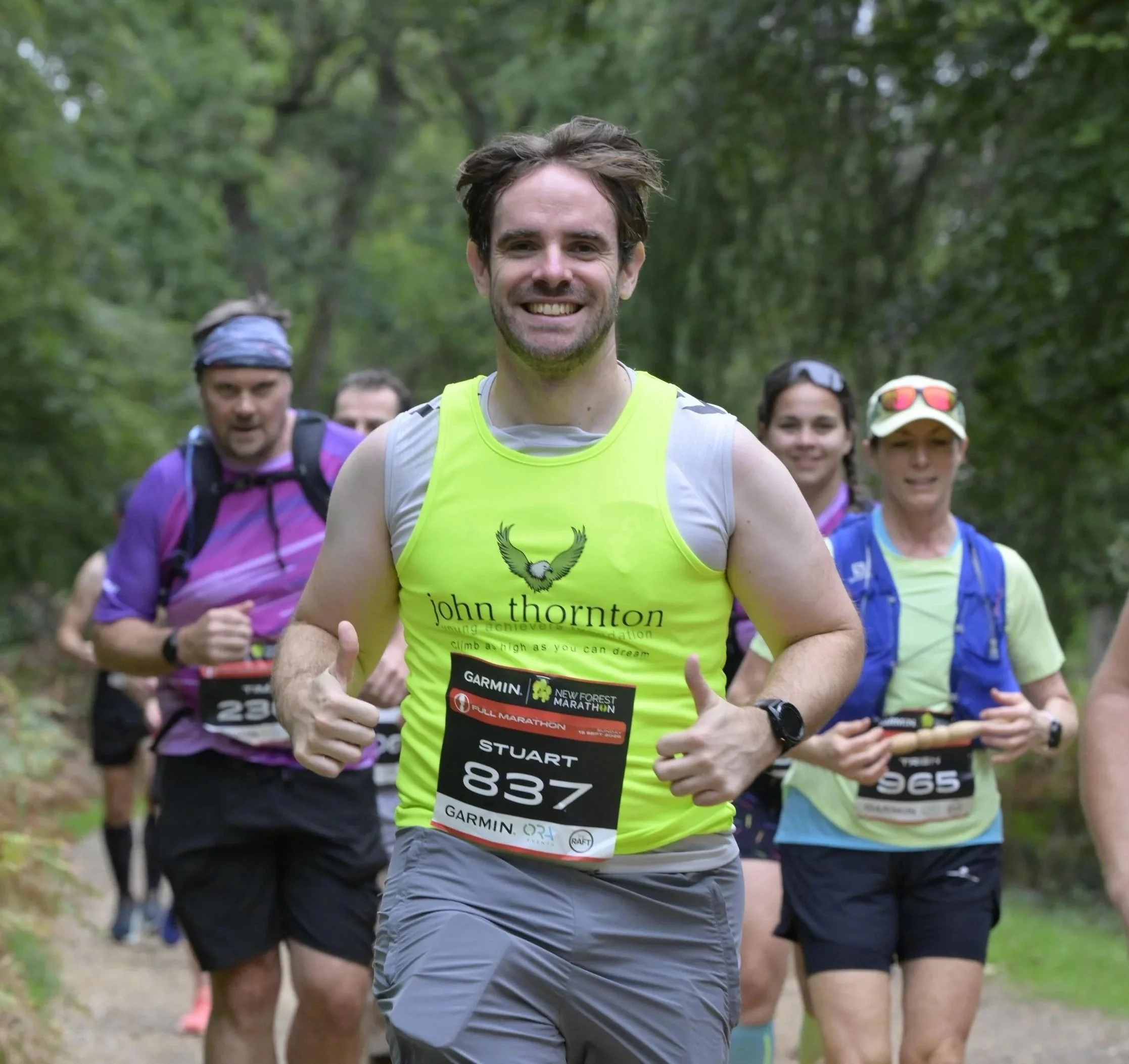 Stuart Conquers His First Marathon and Raises £787 for JTYAF