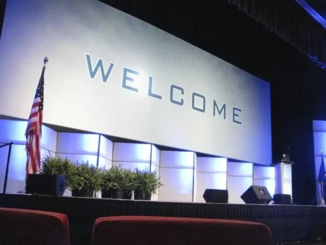 The Magnificent Module rental stage set by You Want What? Productions INC