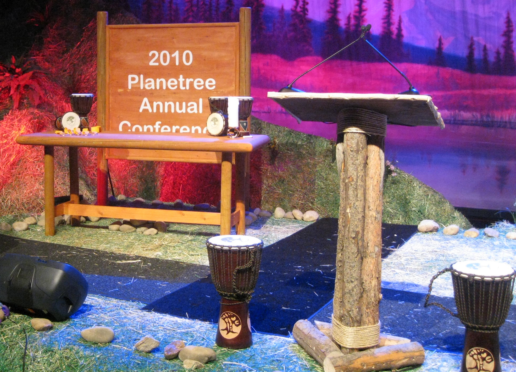 The Pine rental podium - lectern by You Want What? Productions INC