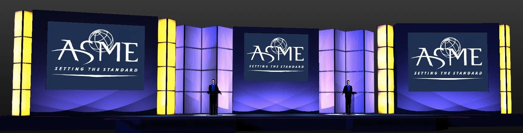 The Magnificent Module rental stage set by You Want What? Productions INC