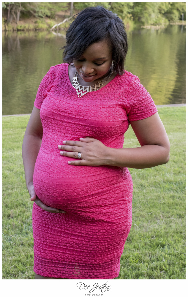 Maternity Photo shoot in Allen Pond Park MD African American Family Photography