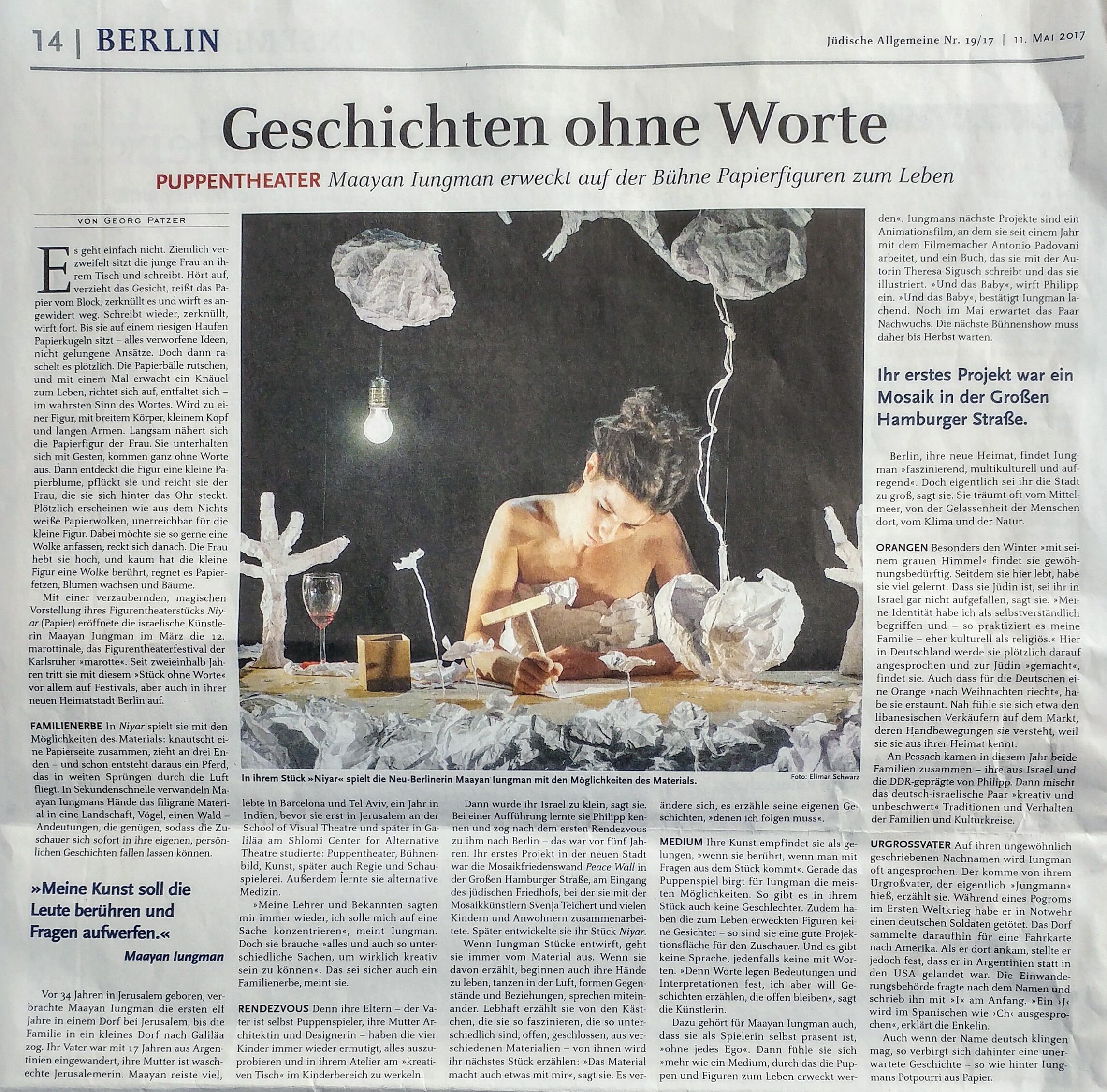 By Georg Patzer, photo by Elimar Schwartz