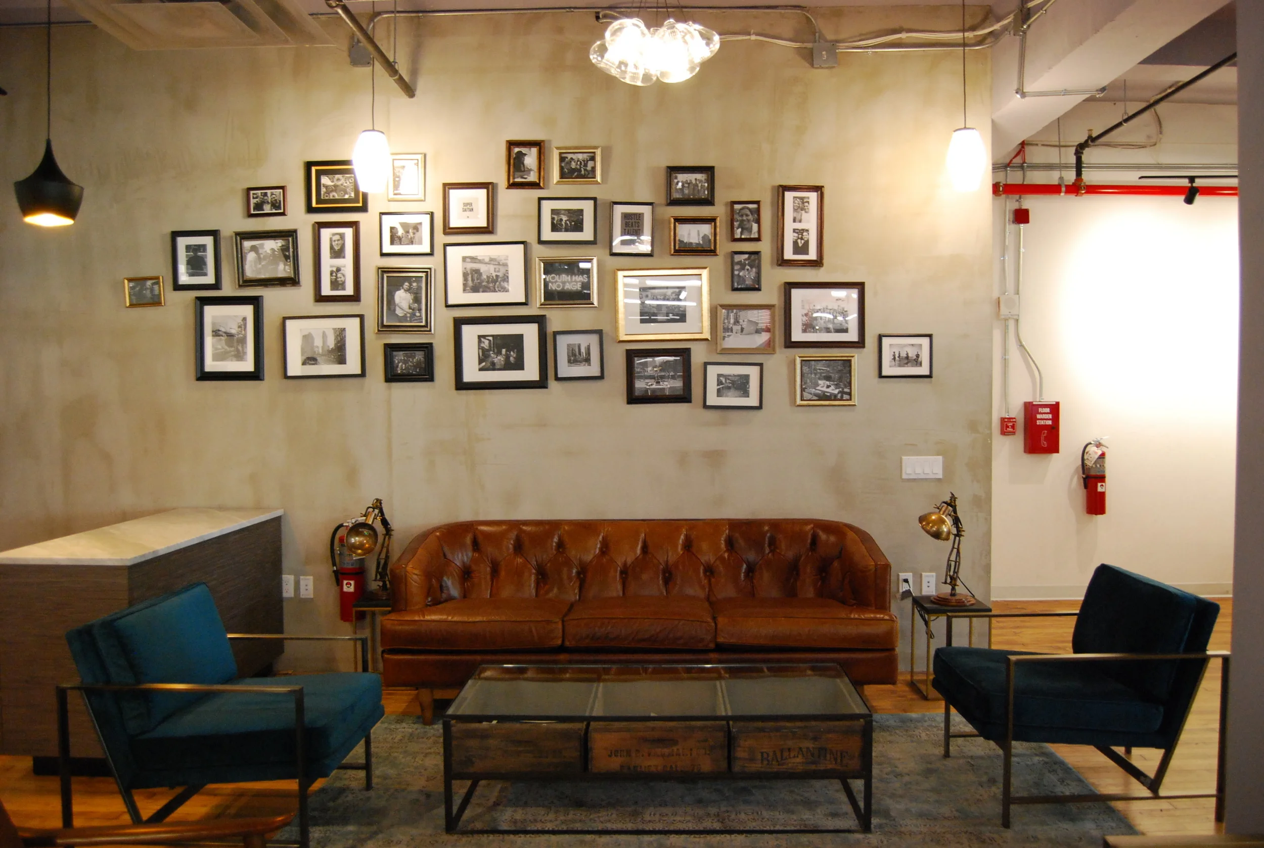 Alley lounge area in Chelsea