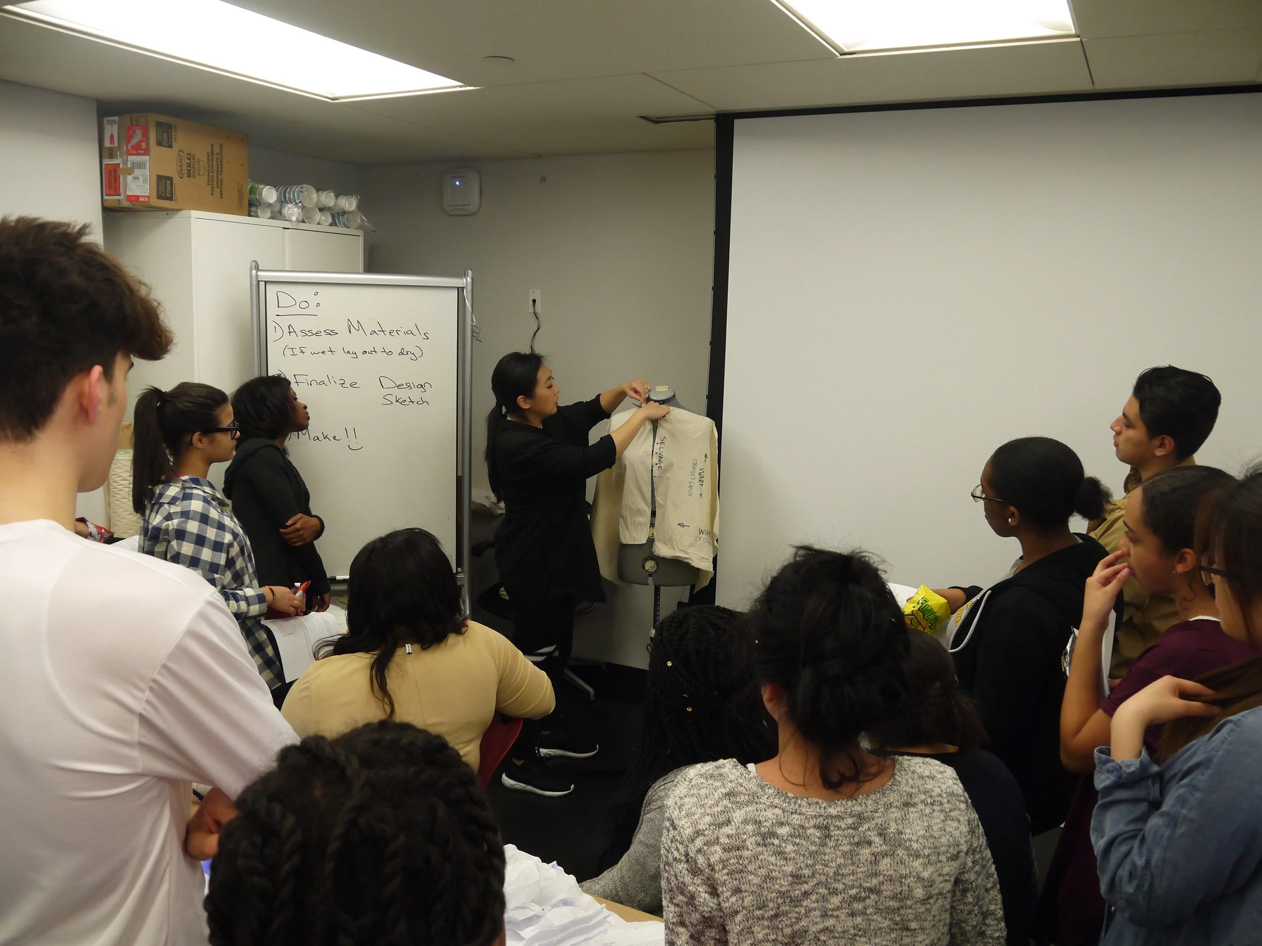 Sena Yang at The Cooper Hewitt Design Museum Workshop