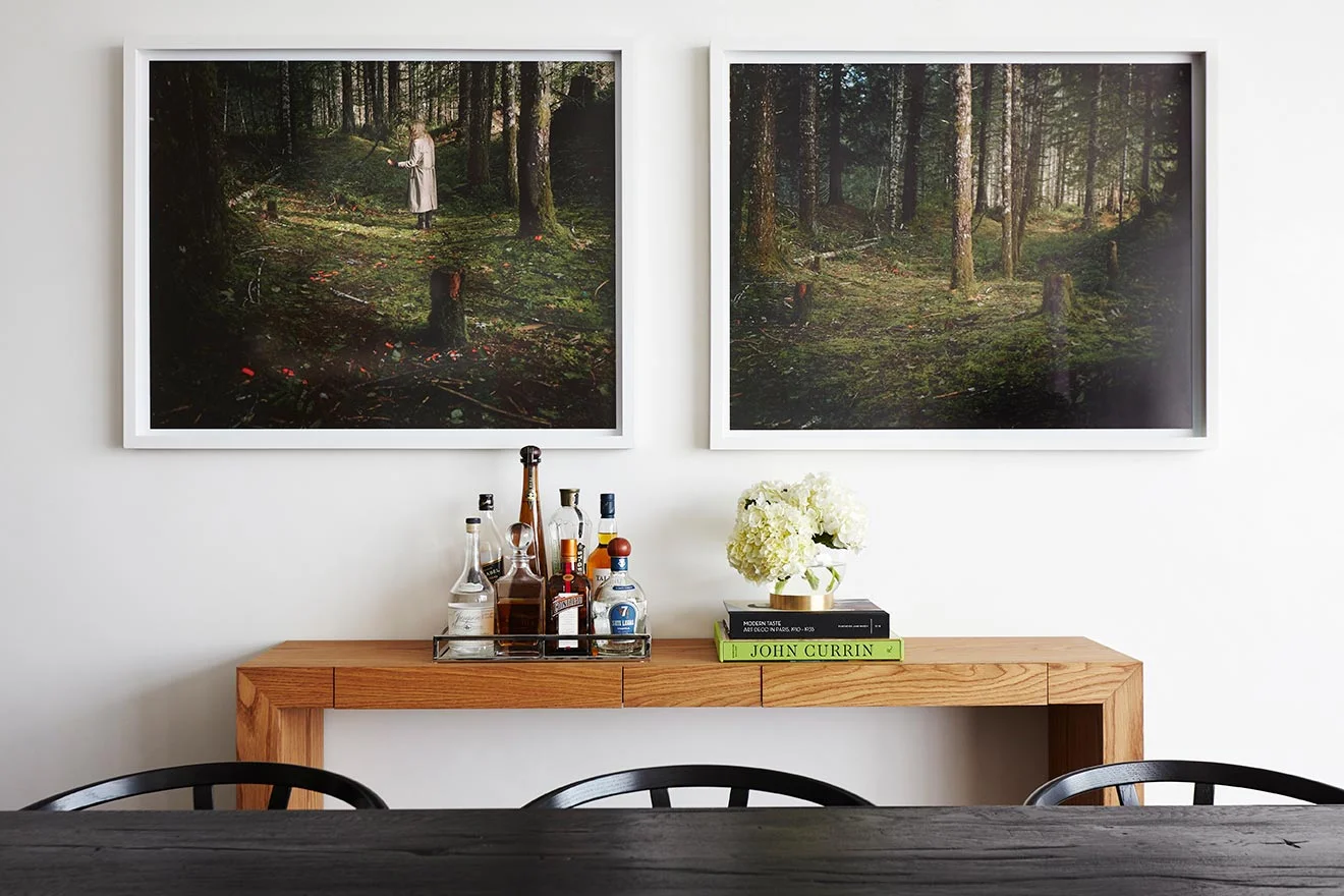 Artwork by Anna Beeke in an Uprise Art collector's home in Brooklyn. Courtesy of Uprise Art .