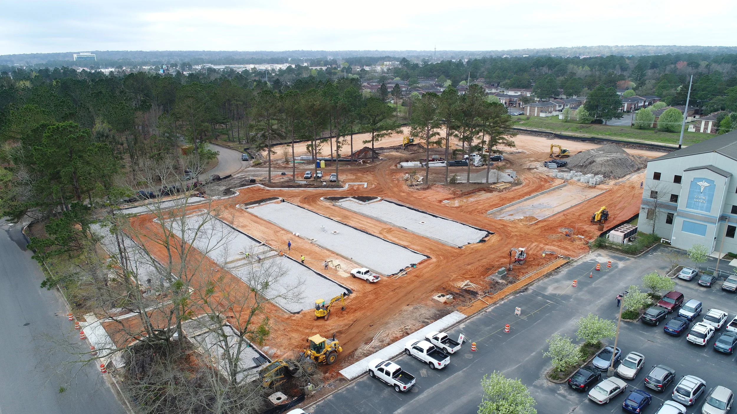 Springhill Medical Center - Delaney Employee Parking Lot Completed -  Mobile, AL