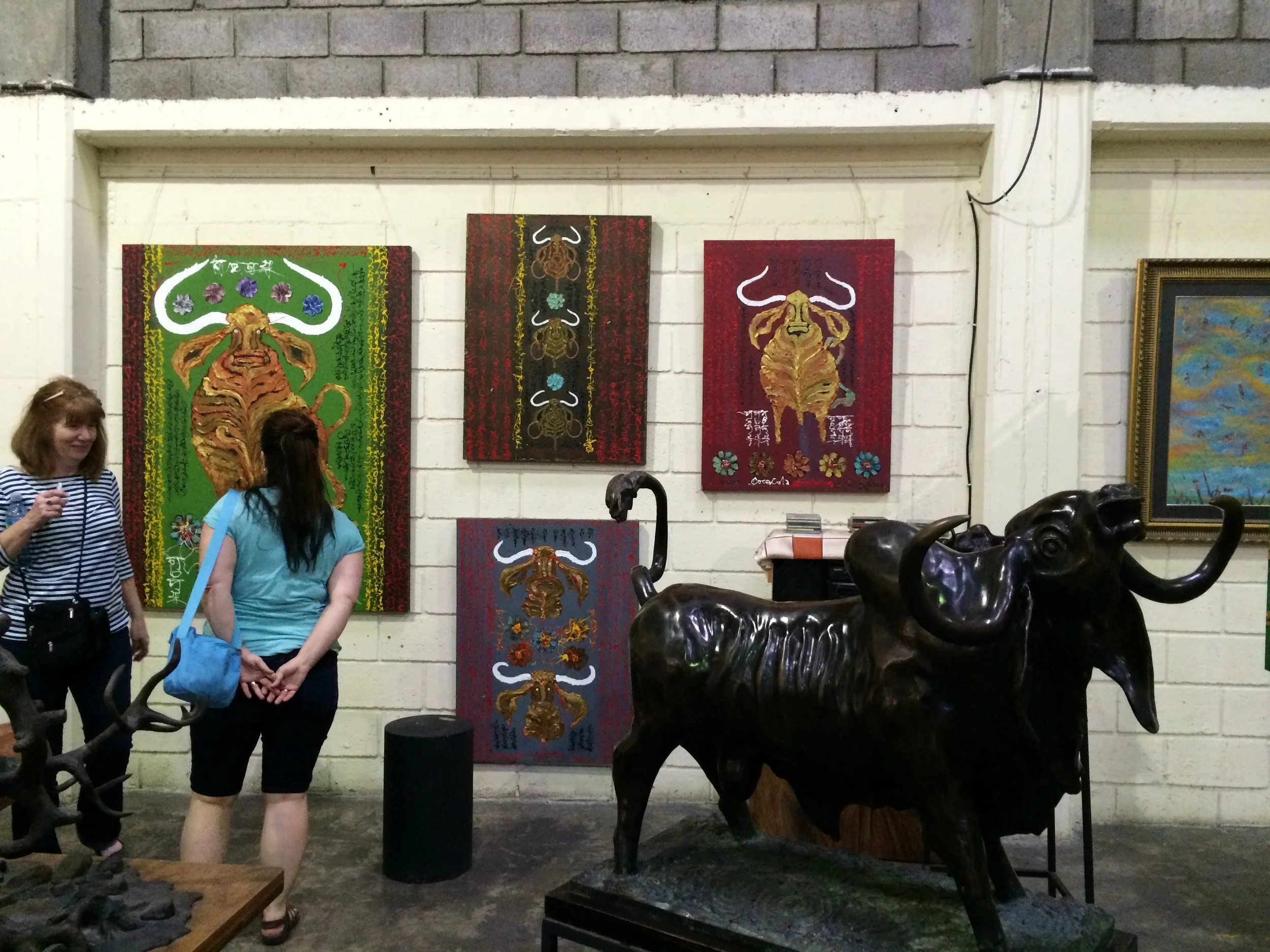 In Isidro con Wong's warehouse studio 