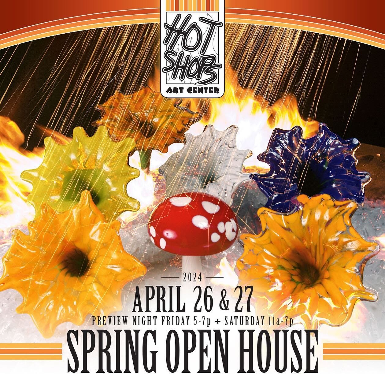 For the upcoming @hotshopsartcenter open house, guest artist @darcyhornbeadwork will join me on Saturday with beaded jewelry and plant stakes. She&rsquo;s showing one day only, so pop into my second-floor space to catch her and her beautiful beadwork