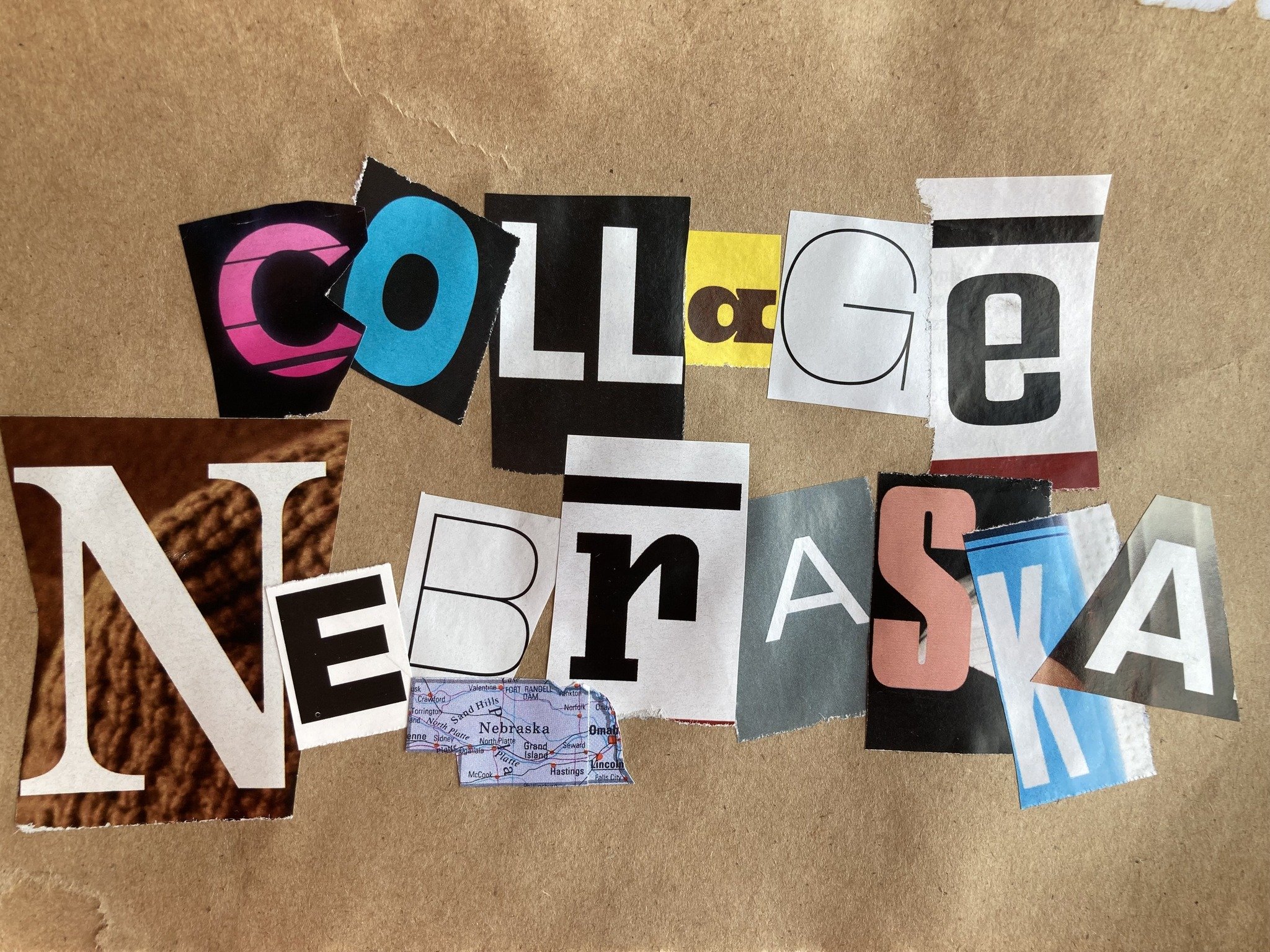 Join us @collage_nebraska to celebrate World Collage Day, May 11
Created in 2018 by the Kolaj Institute and celebrated on the second Saturday of May, World Collage Day unites artists around the world. On May 11, we&rsquo;ll connect beyond political, 
