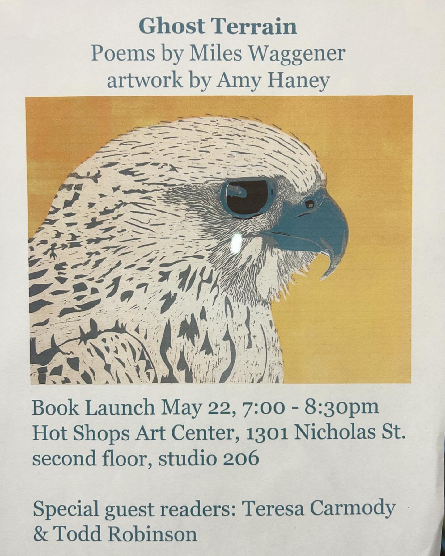 Most of us need more poetry and art. Hope you&rsquo;ll join us next week at @hotshopsartcenter for poems by Miles Waggener, @_toddfather666 and @troseistrose and woodcuts by @amyehaney 

#poetry #omahapoets #nebraskapoetry #nebraskapoets #idontknowth