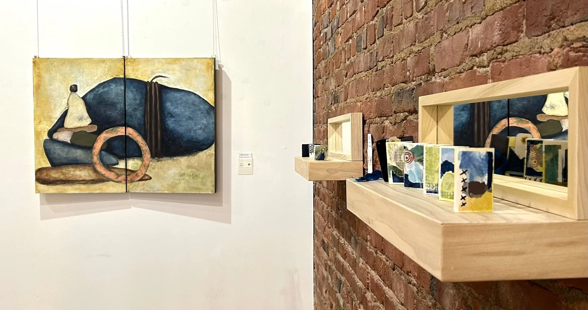 We installed &quot;Weirder, Wilder, Witchier&quot; yesterday and I'm incredibly happy with how it's all coming together. We'll put on some finishing touches tomorrow and will look forward to welcoming visitors for the opening reception Friday. Huge t