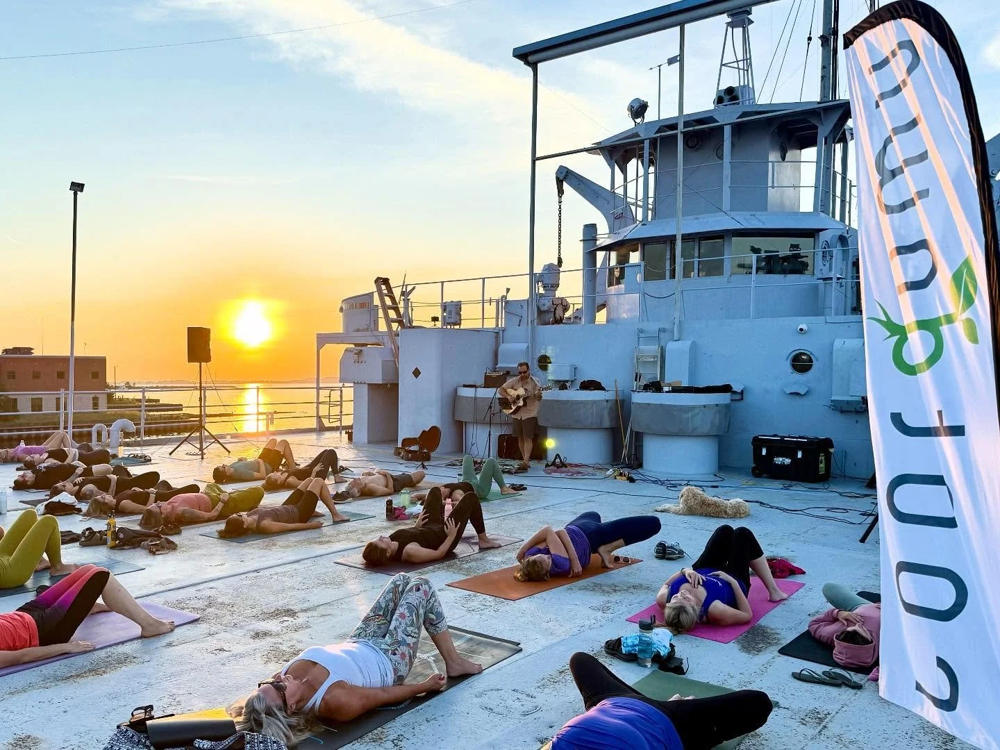 From the Summer Solstice to the Fall Equinox, we&rsquo;ve spent 10 unforgettable Wednesdays flowing together on the deck of the LST 393. ⛴️🧘&zwj;♀️

Each class brought sunshine, lake breezes, and that special kind of connection you only find when yo