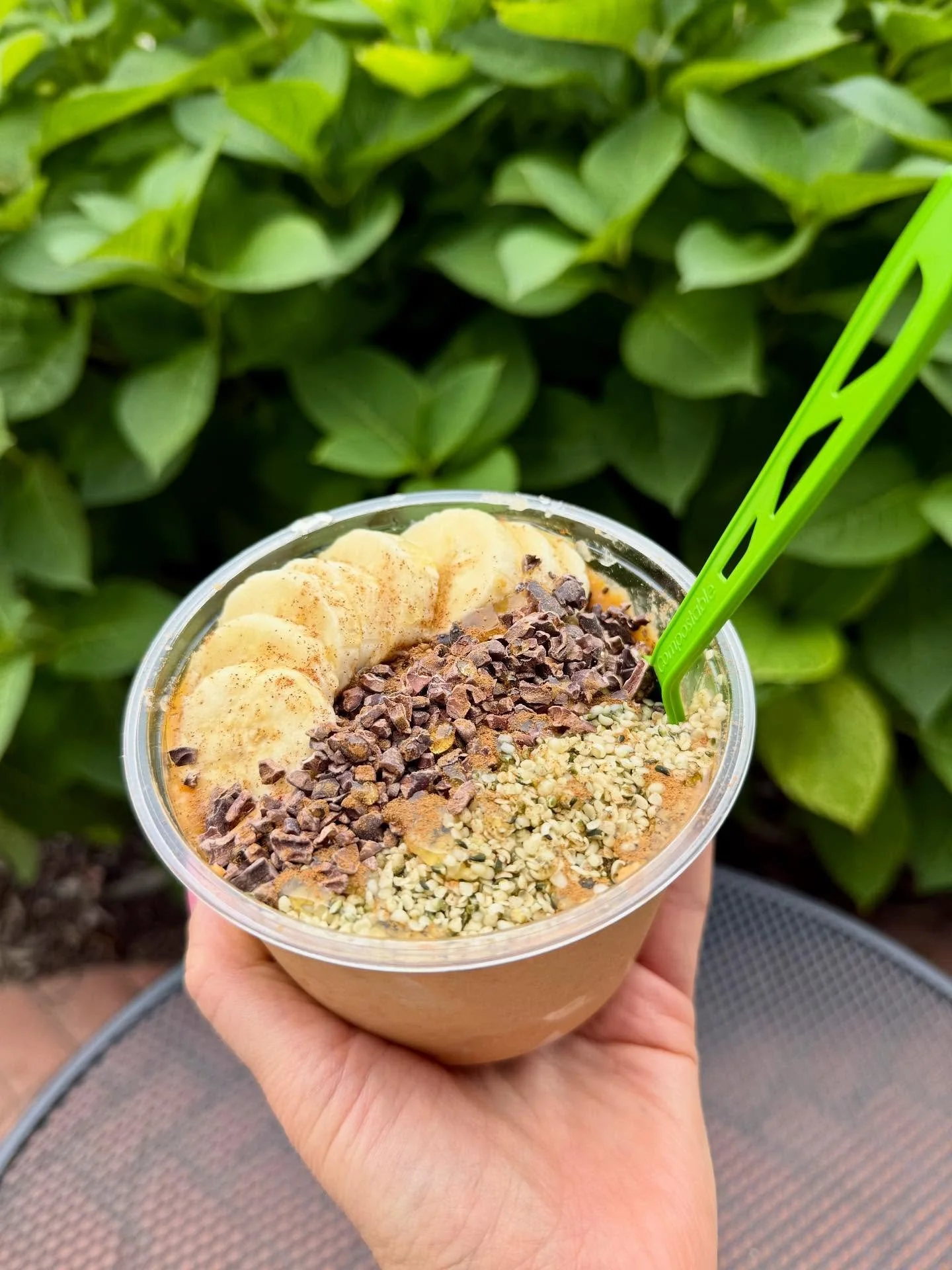 🎃October DOTM is HERE 🎃
Cozy season just got blended 🍂✨

Introducing the Spice Me Up Smoothie Bowl, a creamy fall dream made with:
🍌 Banana
🥜 Almond butter
🎃 Pumpkin pur&eacute;e
🌰 Almond milk
🧡 A cozy dash of cinnamon

It&rsquo;s basically a
