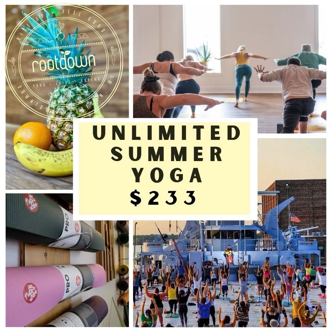 Flow with us in studio and on the ship all summer long for only $233! 🙌🏼🌱

☀️pass valid 3 months from purchase date
☀️available for purchase (5/28-6/28)
☀️limit one per person
☀️non-members/10 pack yogis only