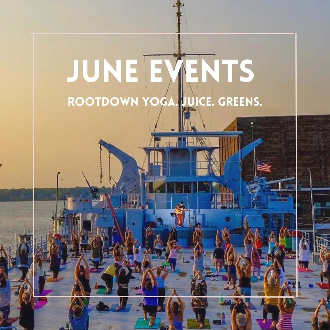 Summer is here this month! Join us for yoga, live music, sound healing, and community events. 

💚Weekend Class Time Change 
Saturday 
8am-9am &bull; All Levels 
9:30am-10:00am &bull; Heated 🔥

Sunday 
8am-9am &bull; Heated 🔥
9:30am-10:30am &bull; 