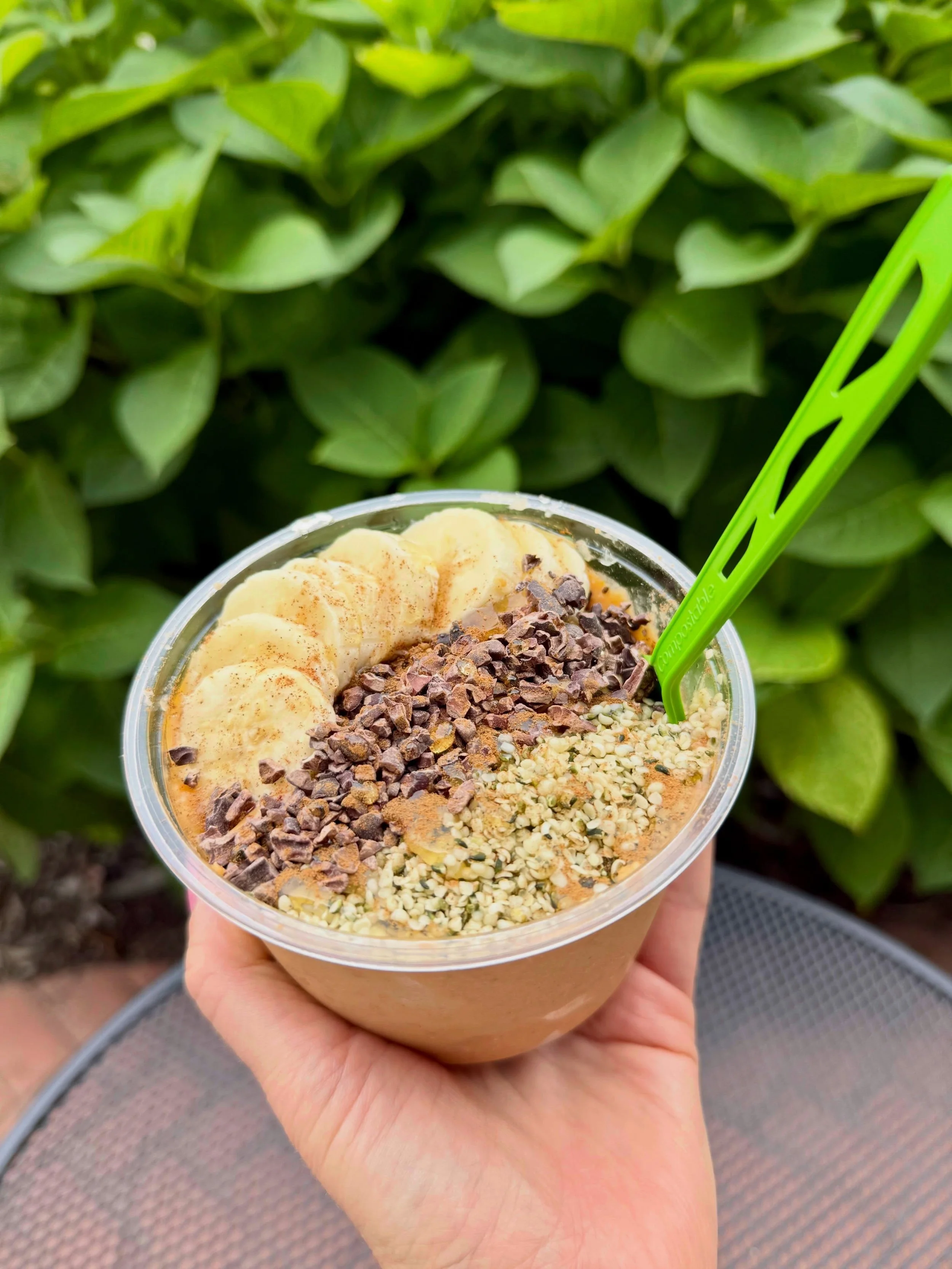 October Drink Of The Month is HERE 🎃
Cozy season just got blasted 🍂✨

Introducing the Spice Me Up Smoothie Bowl, a creamy fall dream made with:
🍌 Banana
🥜 Almond butter
🎃 Pumpkin pur&eacute;e
🌰 Almond milk
🧡 A cozy dash of cinnamon

It&rsquo;s