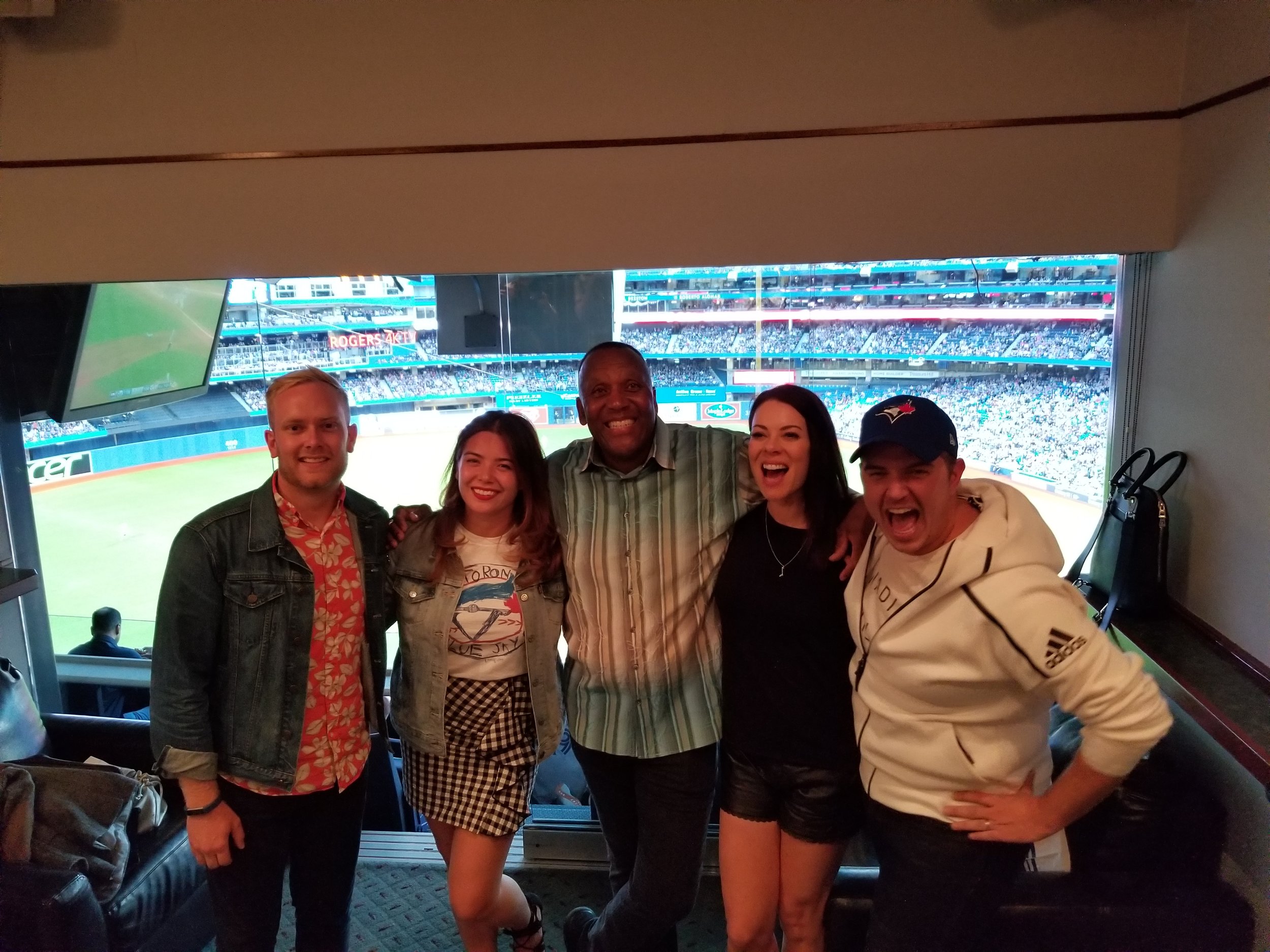 We even got to meet Joe Carter! 
