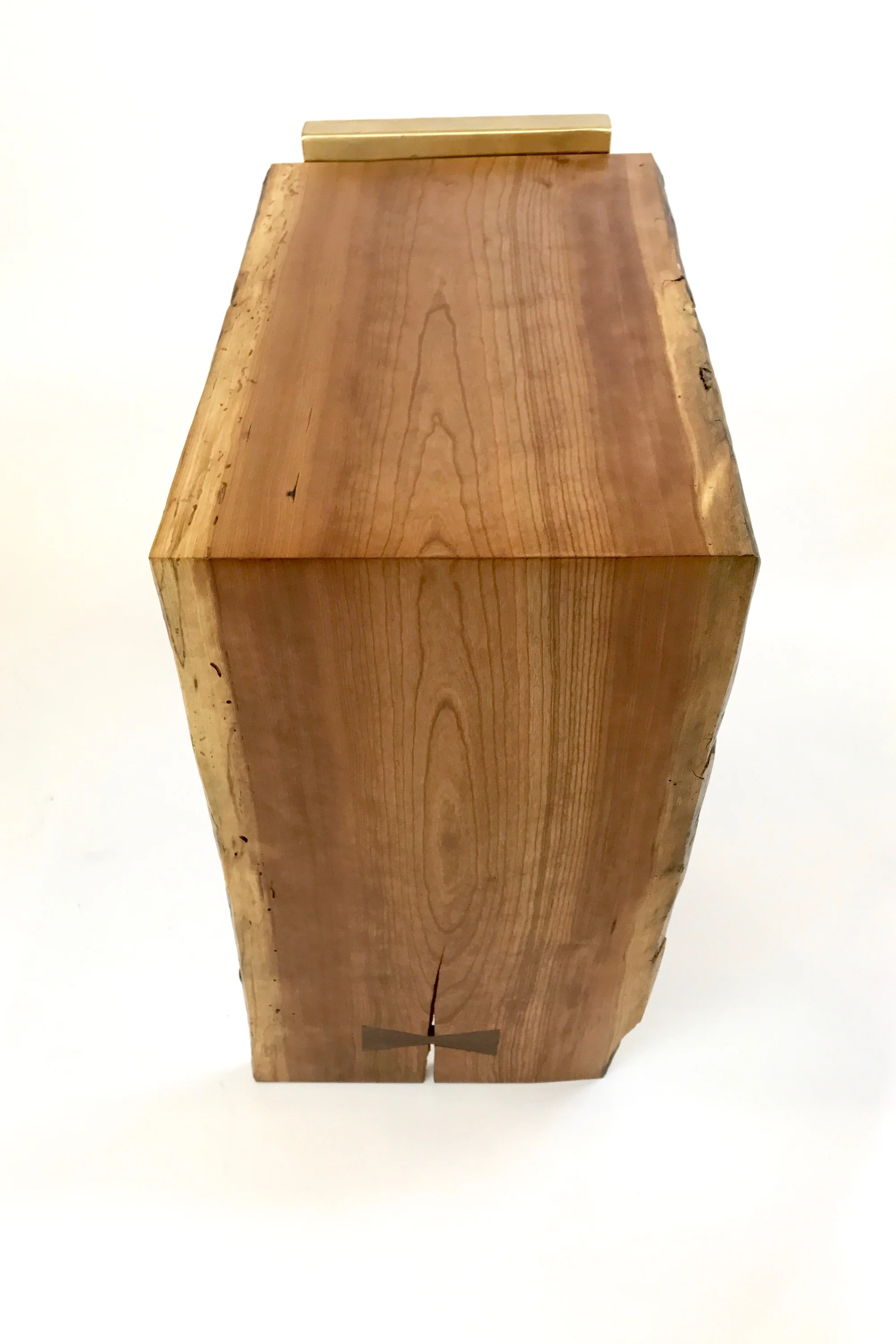 Cherry waterfall end table