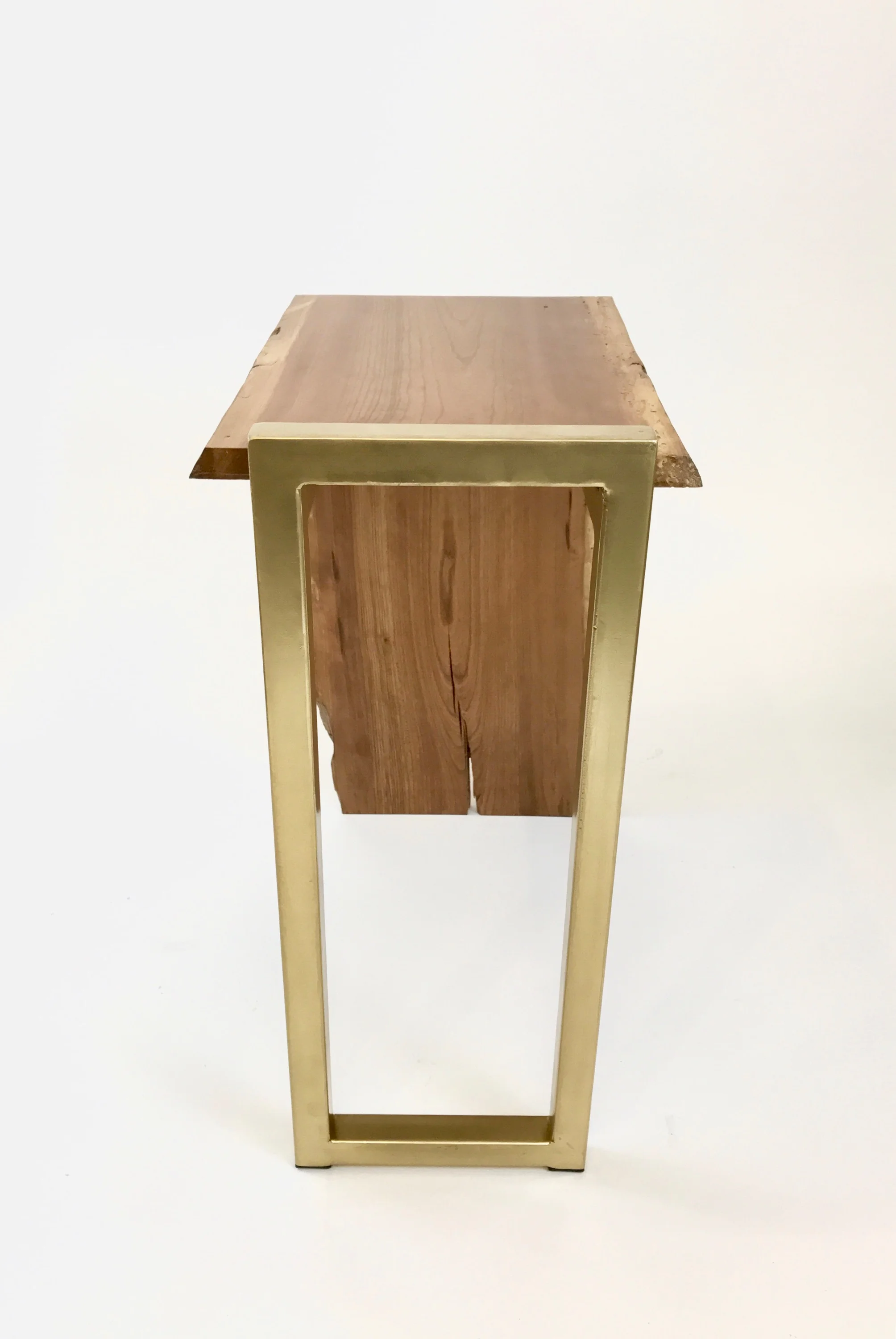 Cherry waterfall end table