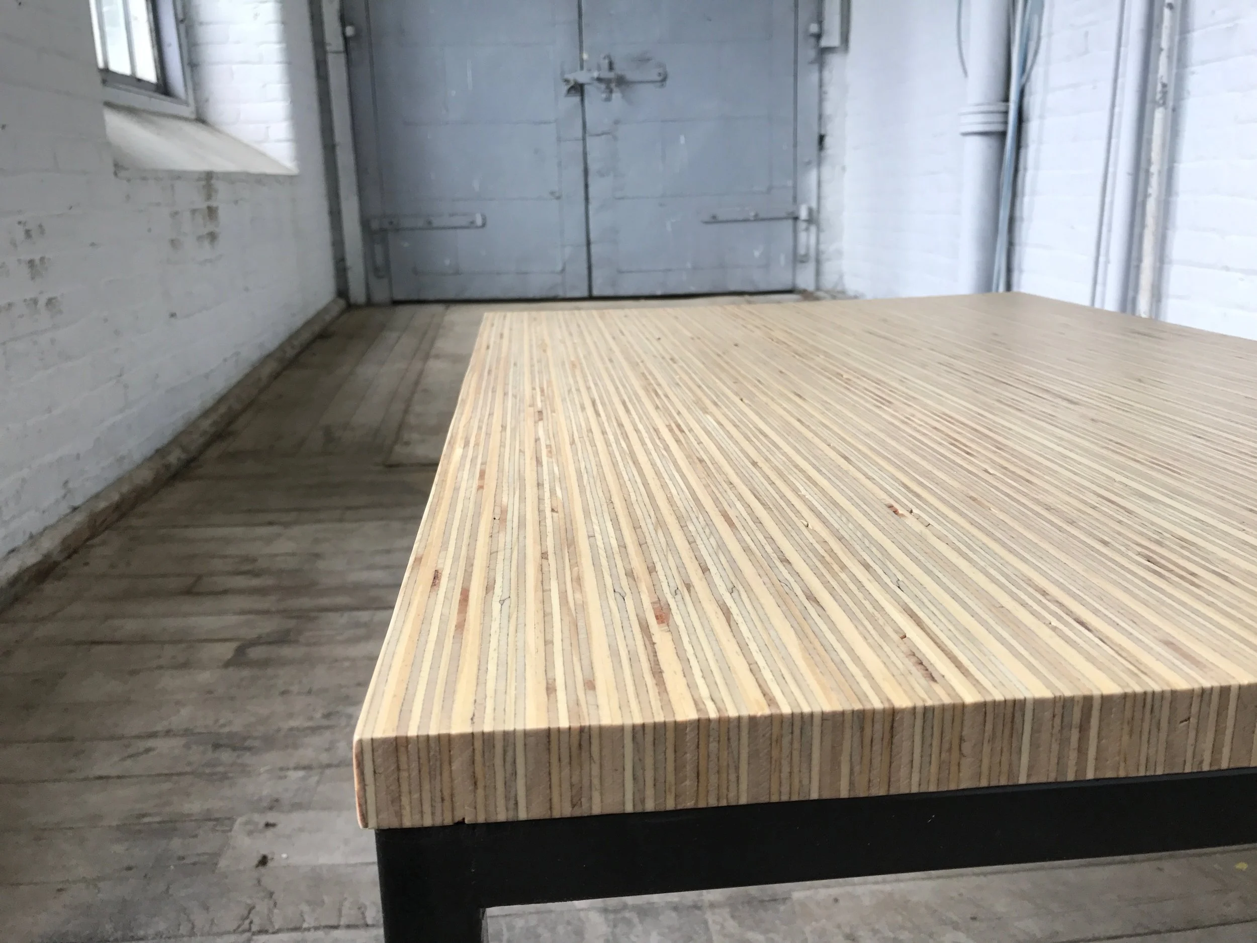 stacked plywood top