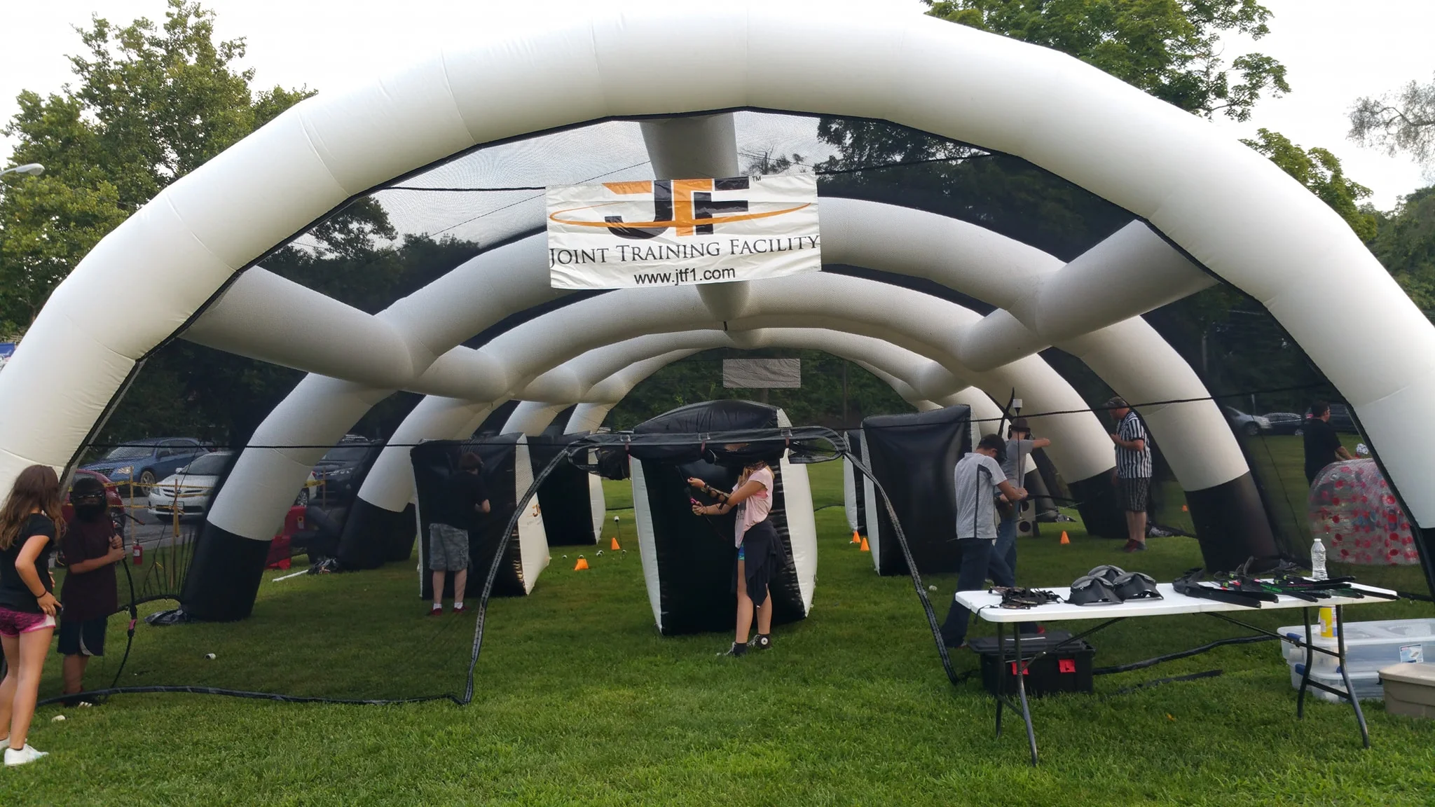 Archery Tag Teamwork