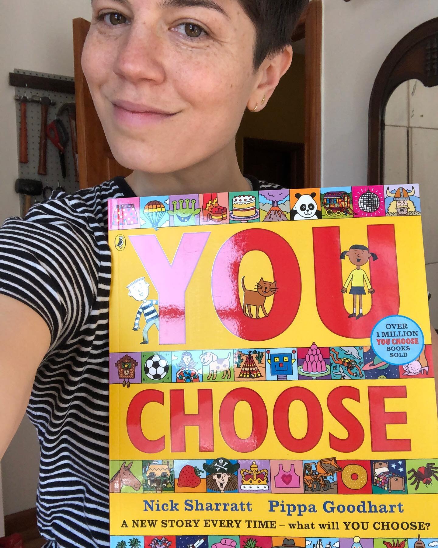 Have you heard of this book? Also, hi, this is what I look like! 👋 . 🎈 . 
I was recently introduced to this book while visiting a friend who has a 3-year-old. It&rsquo;s so much fun. Each page has colorful, detailed illustrations and different ques