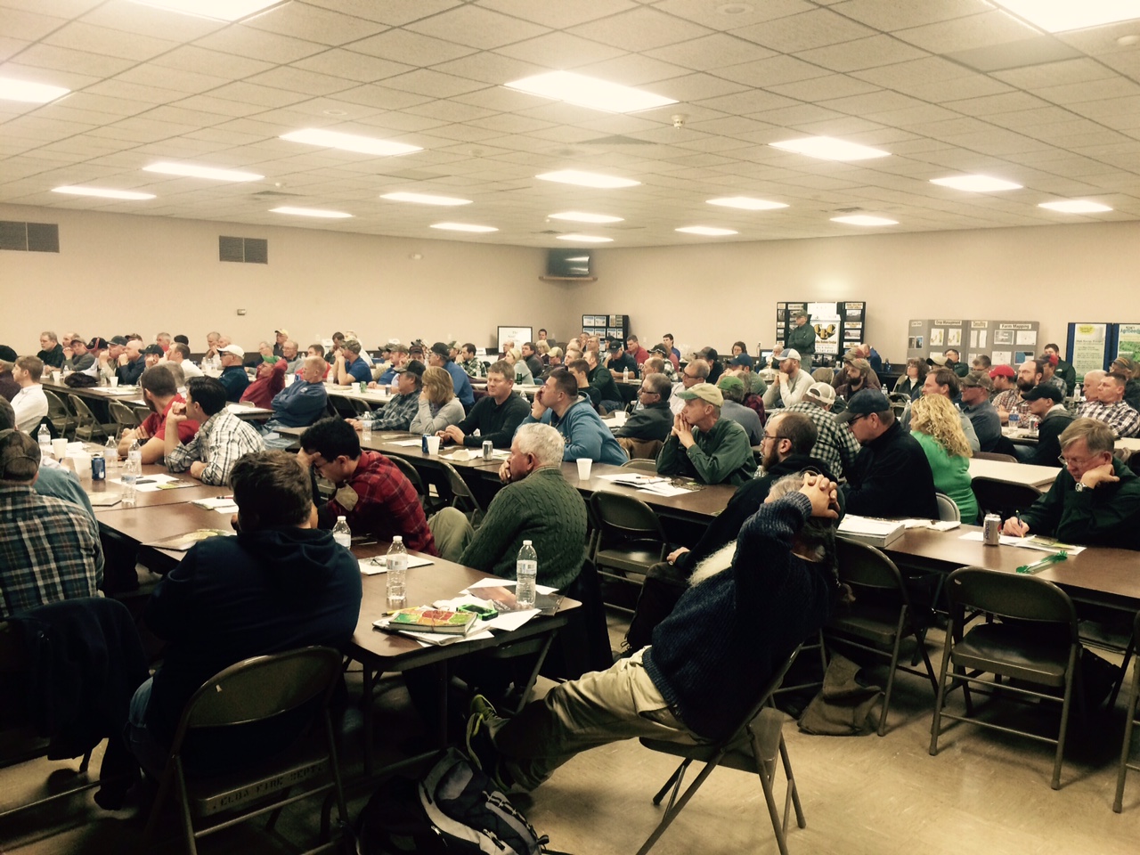 The annual meeting and soil health workshop had an excellent turnout of about 150 attendees.