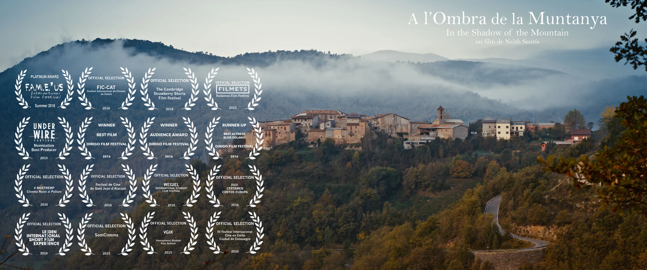 "In the Shadow of the Mountain," the film I produced as part of my MA in filmmaking, has been to many festivals in the last few months. Check out the website www.intheshadowofthemountain.com for more information!