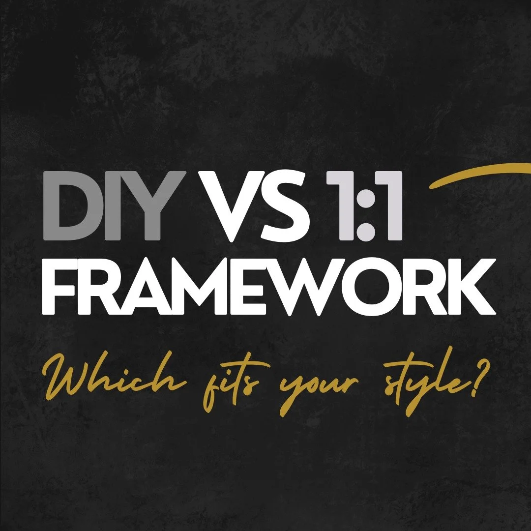 Clarity isn&rsquo;t one-size-fits-all. That&rsquo;s why I offer two paths into the Brand Framework:

🔹 DIY Framework &rarr; for the independent learners who want to move fast, on their own schedule
🔸 1:1 Strategy Call + Framework &rarr; for the ent