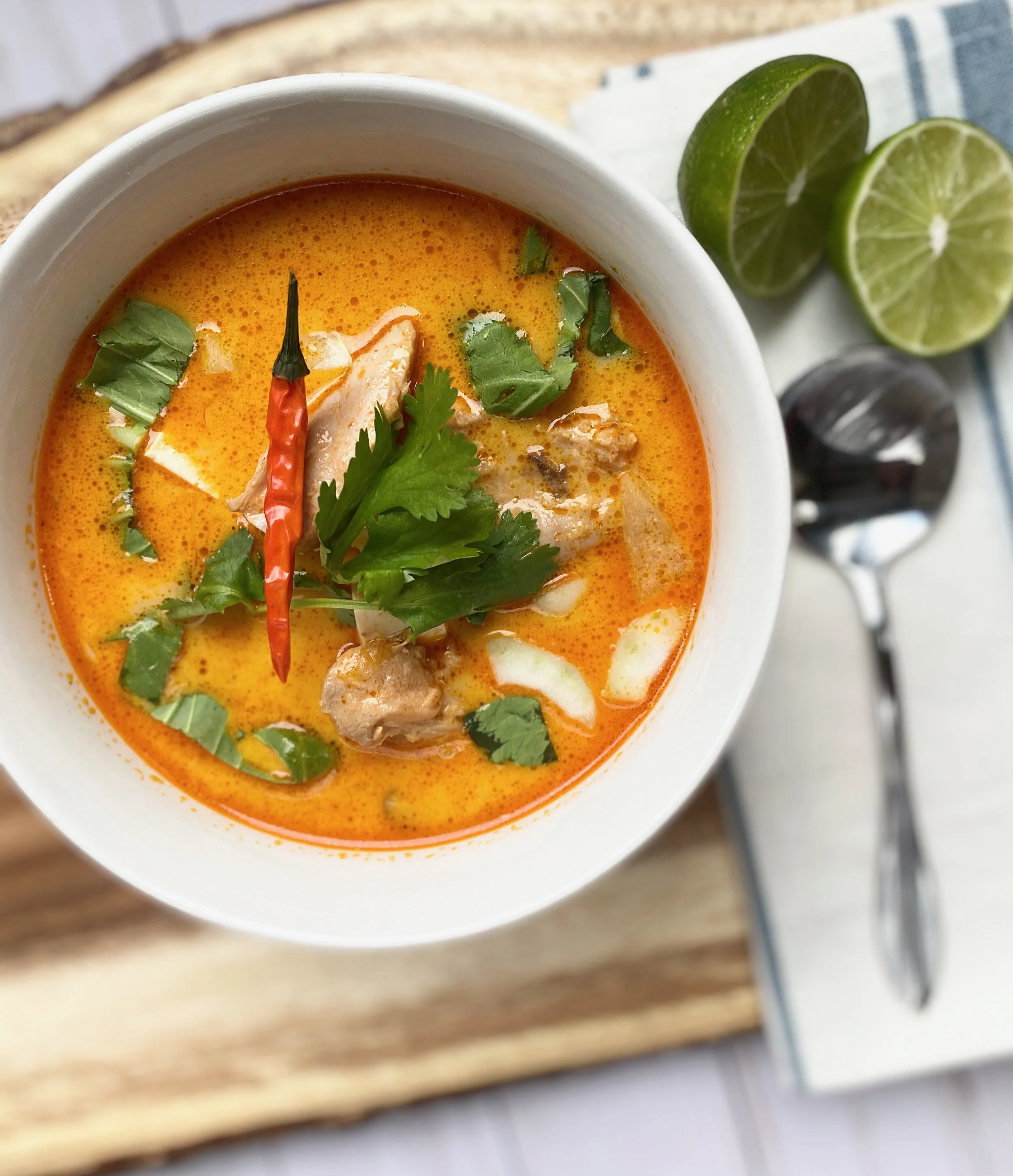 Thai Red Curry Coconut Soup
