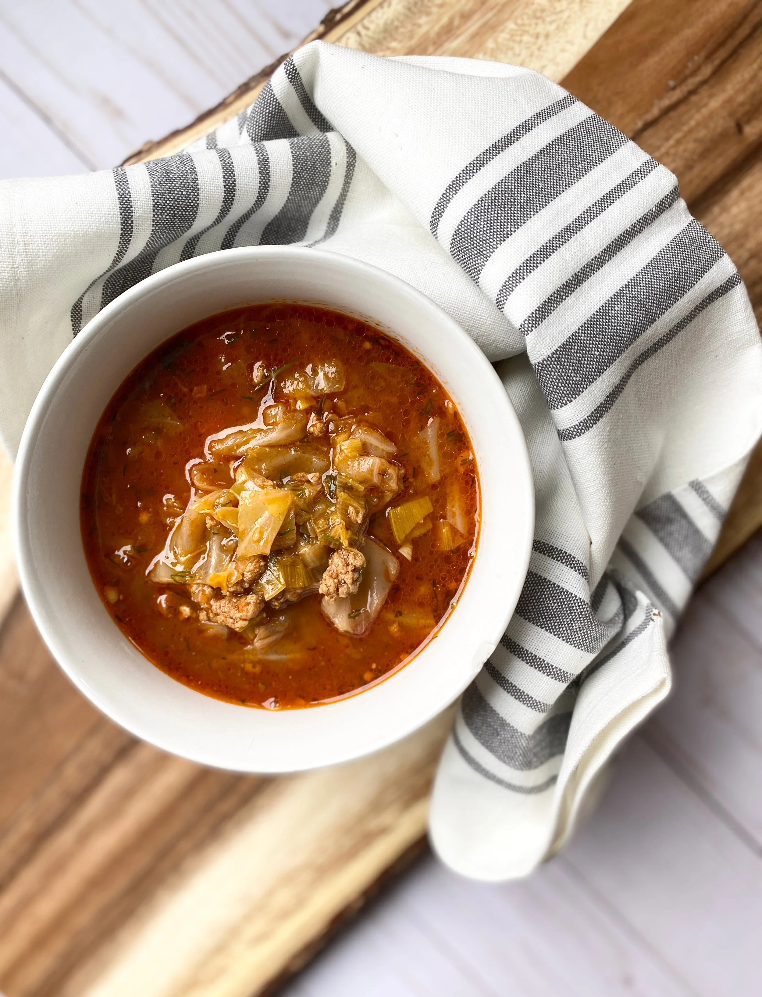 Sausage and Cabbage Soup