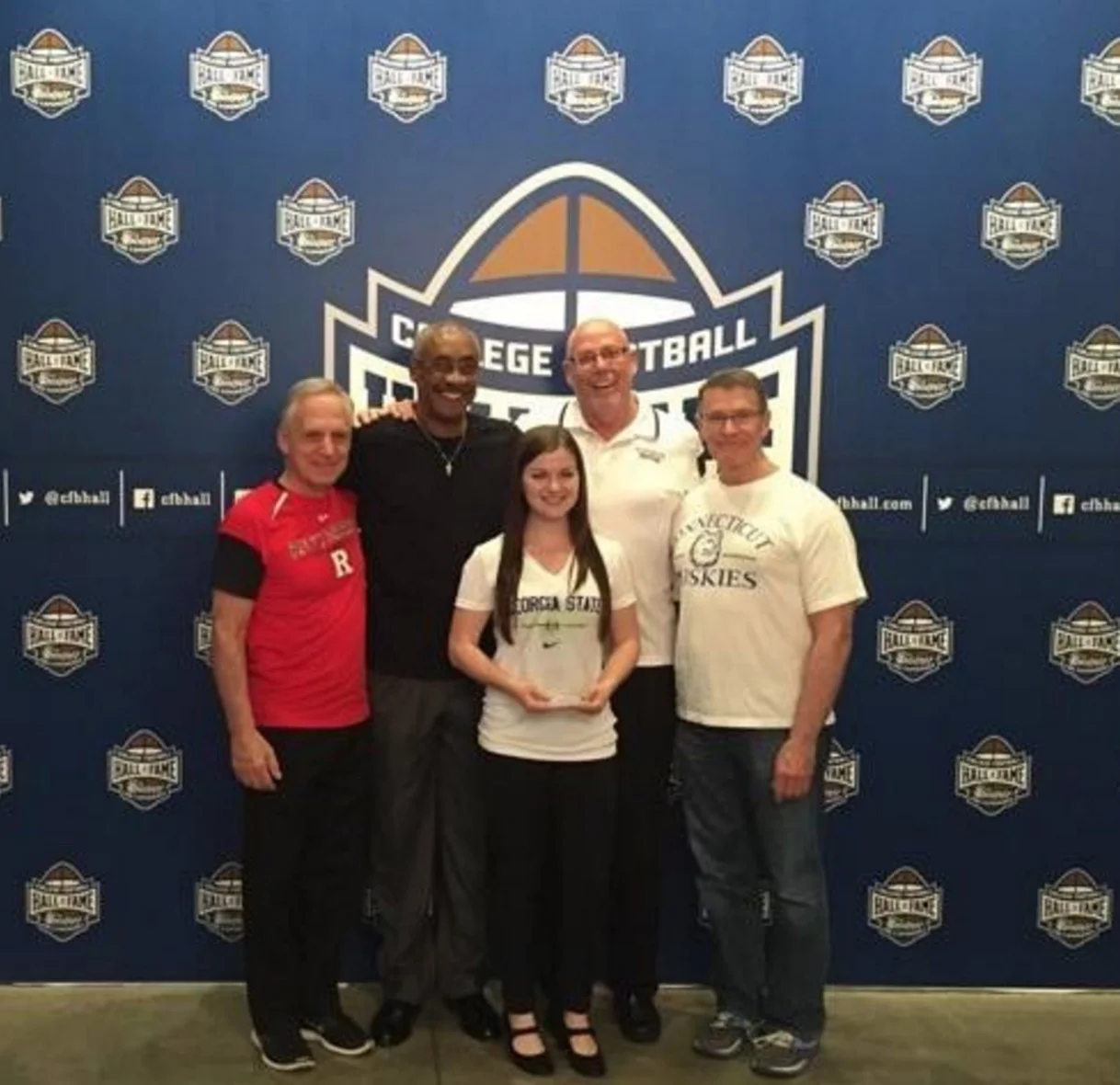 Receiving the 2015 Regional Supplier of the Year award at the E&I Member/Supplier Mixer 