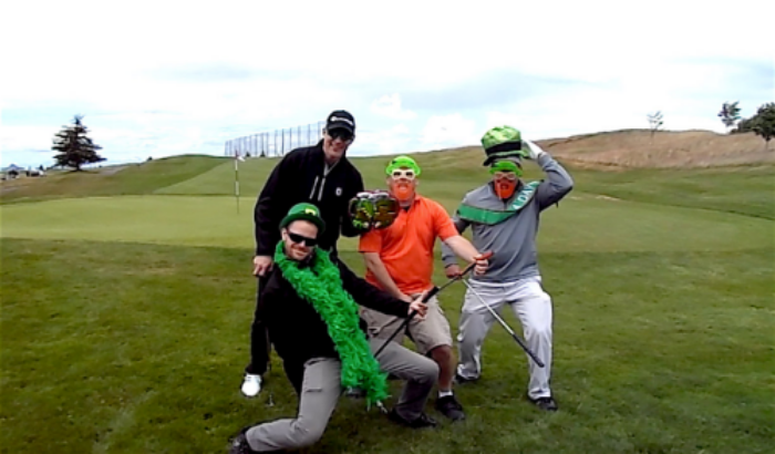 Cody O'Neil, Chris McDonald, Zach Lau and Heath Warnock, the group of BOMA Golfers that won our photo contest and received Mariners tickets to the St. Louis Cardinals game on 6/25/16.