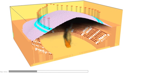 Detailed 3D model of Sports Stadium