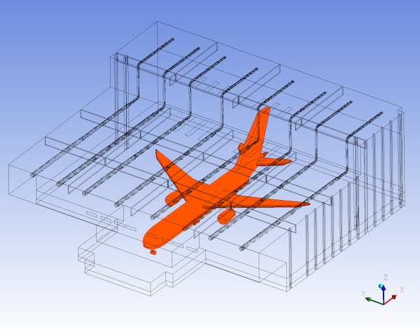 Thermal Comfort study for Large Spaces